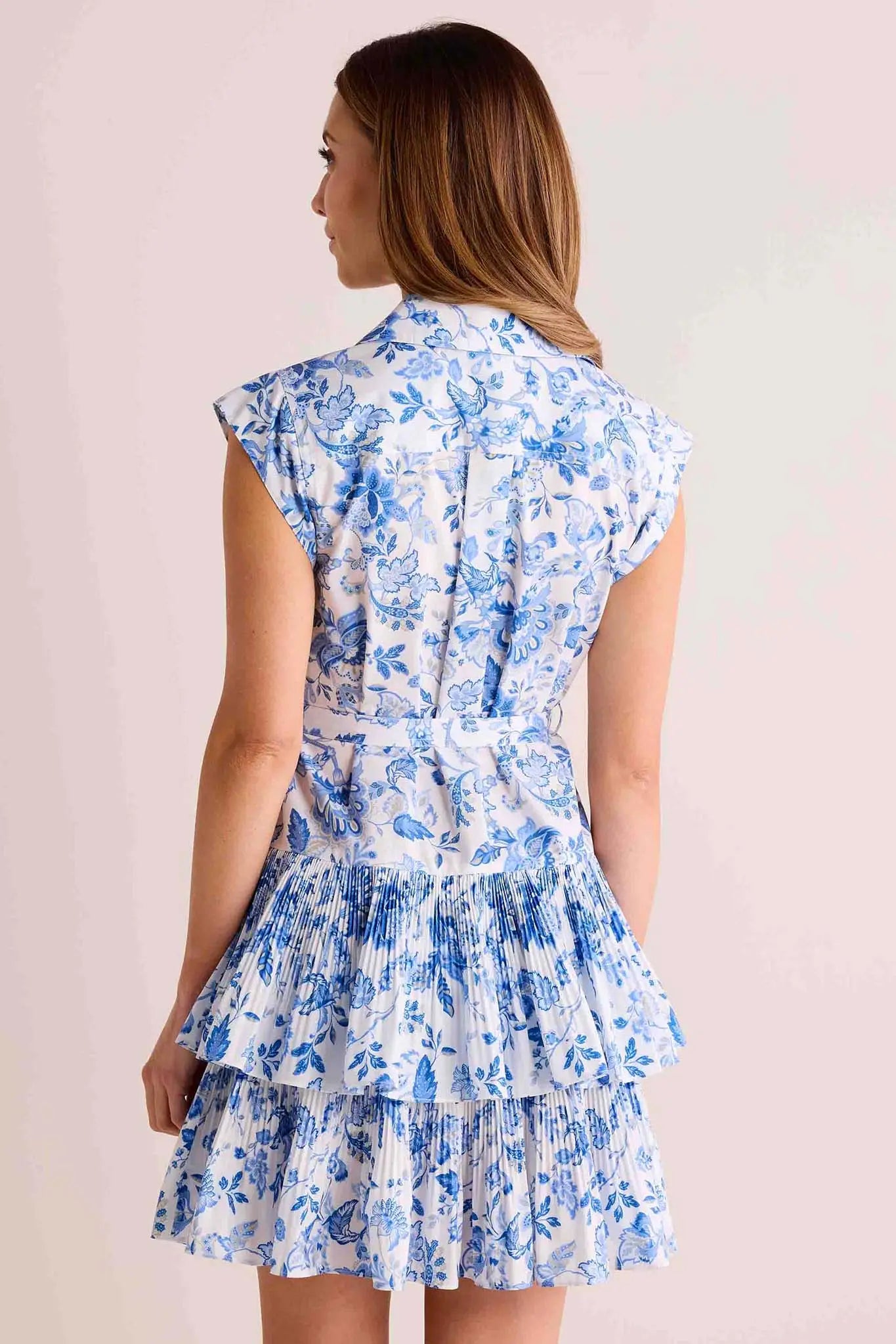 Dylan Dress- Blue Floral