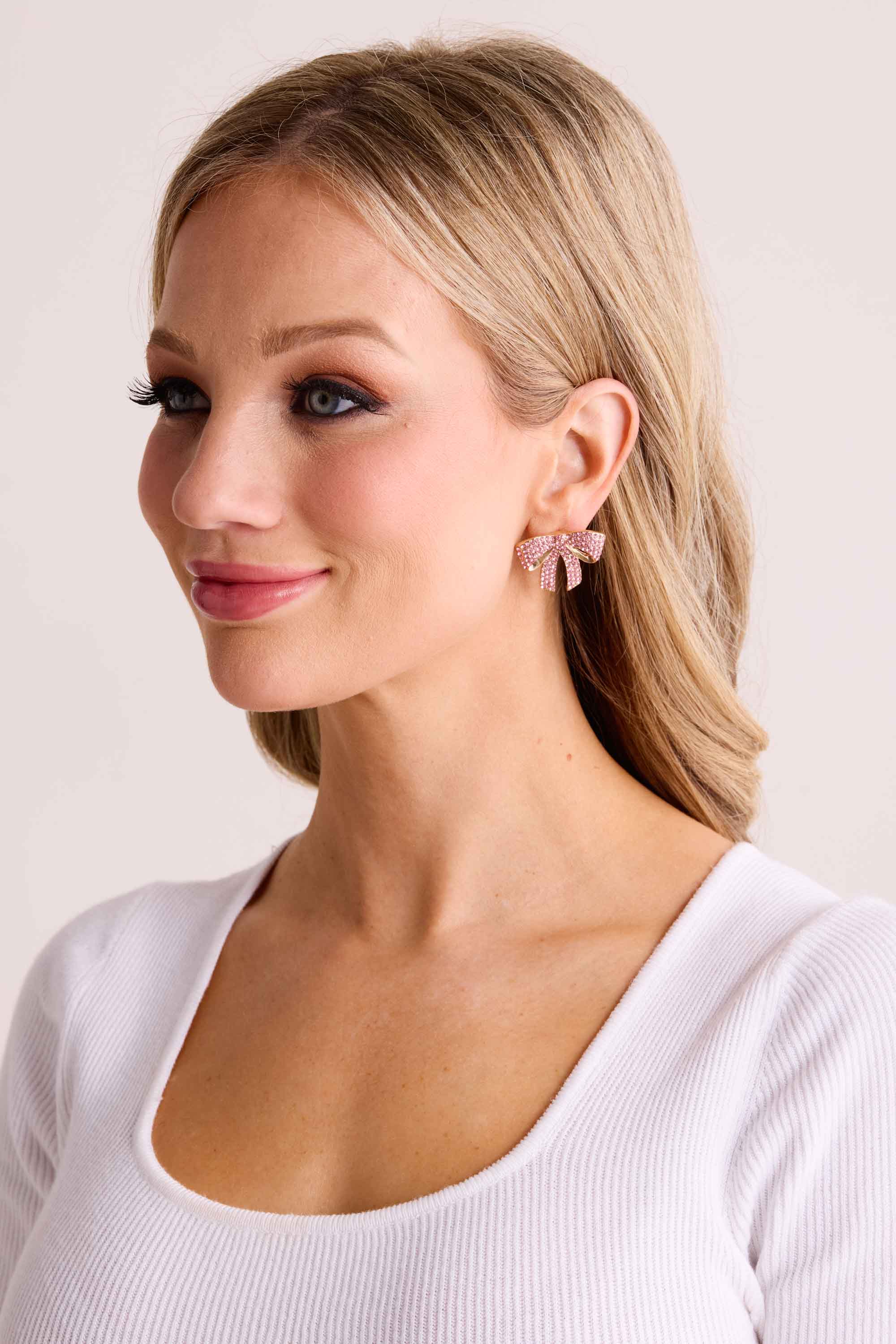 Faye Earrings- Pink