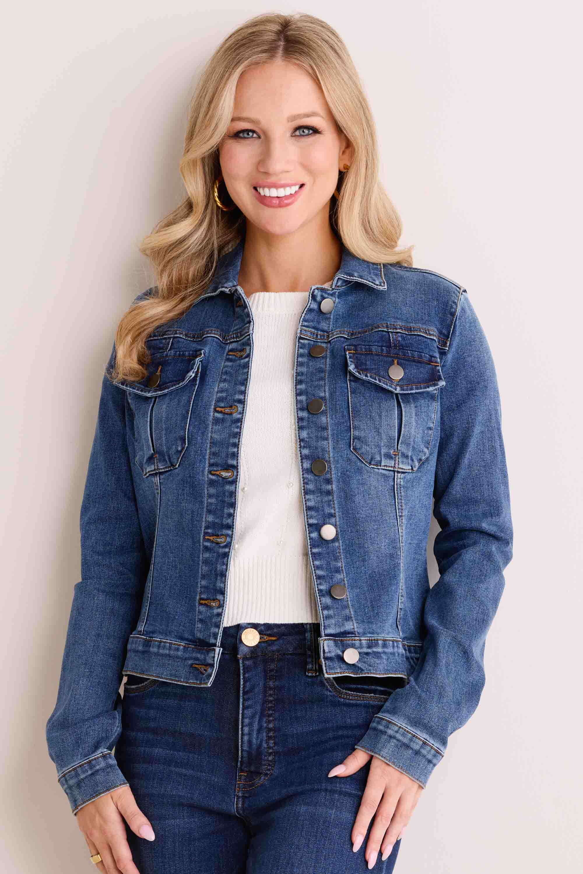 Amelia Denim Jacket by KUT from the Kloth