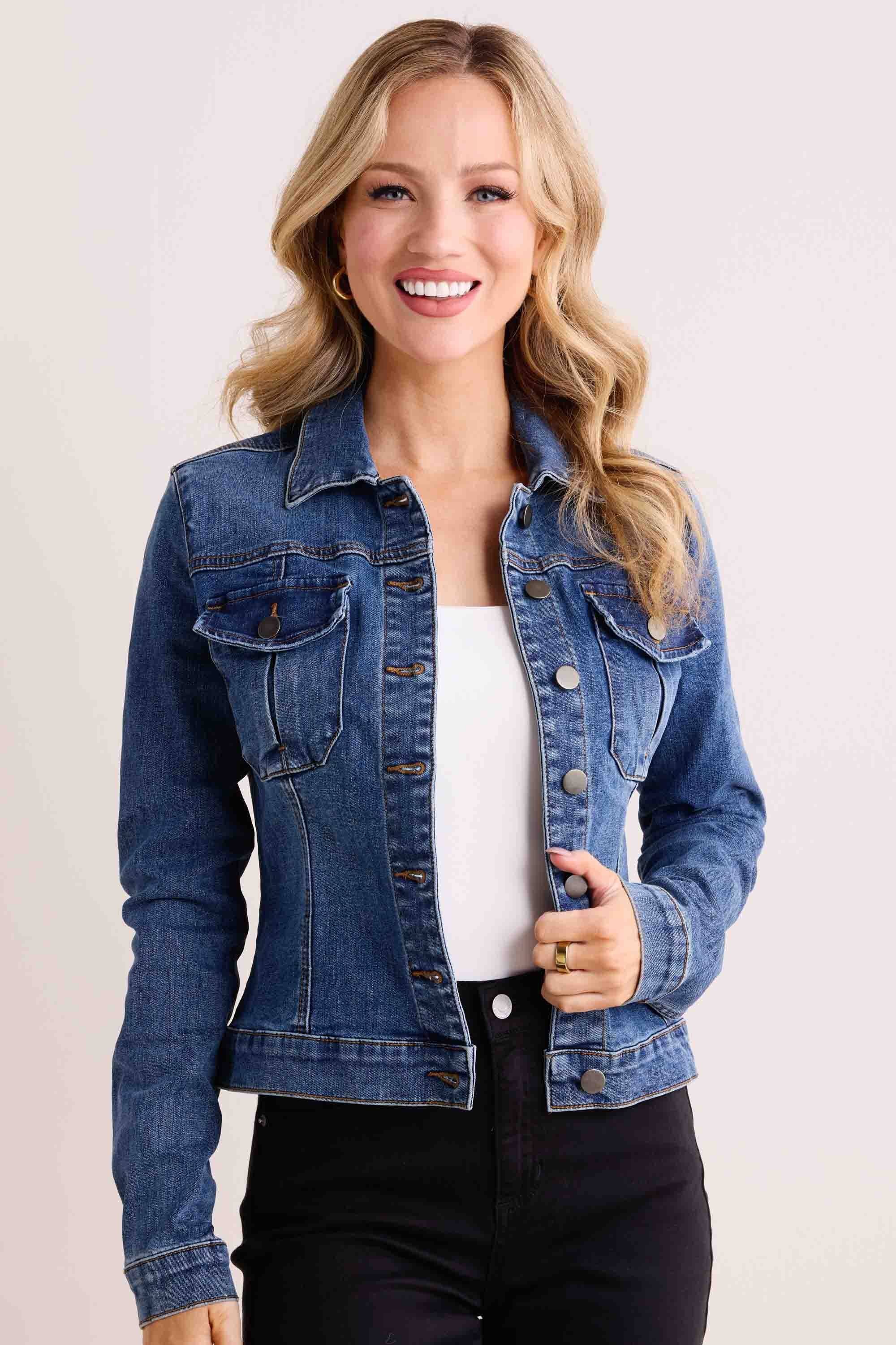 Amelia Denim Jacket by KUT from the Kloth