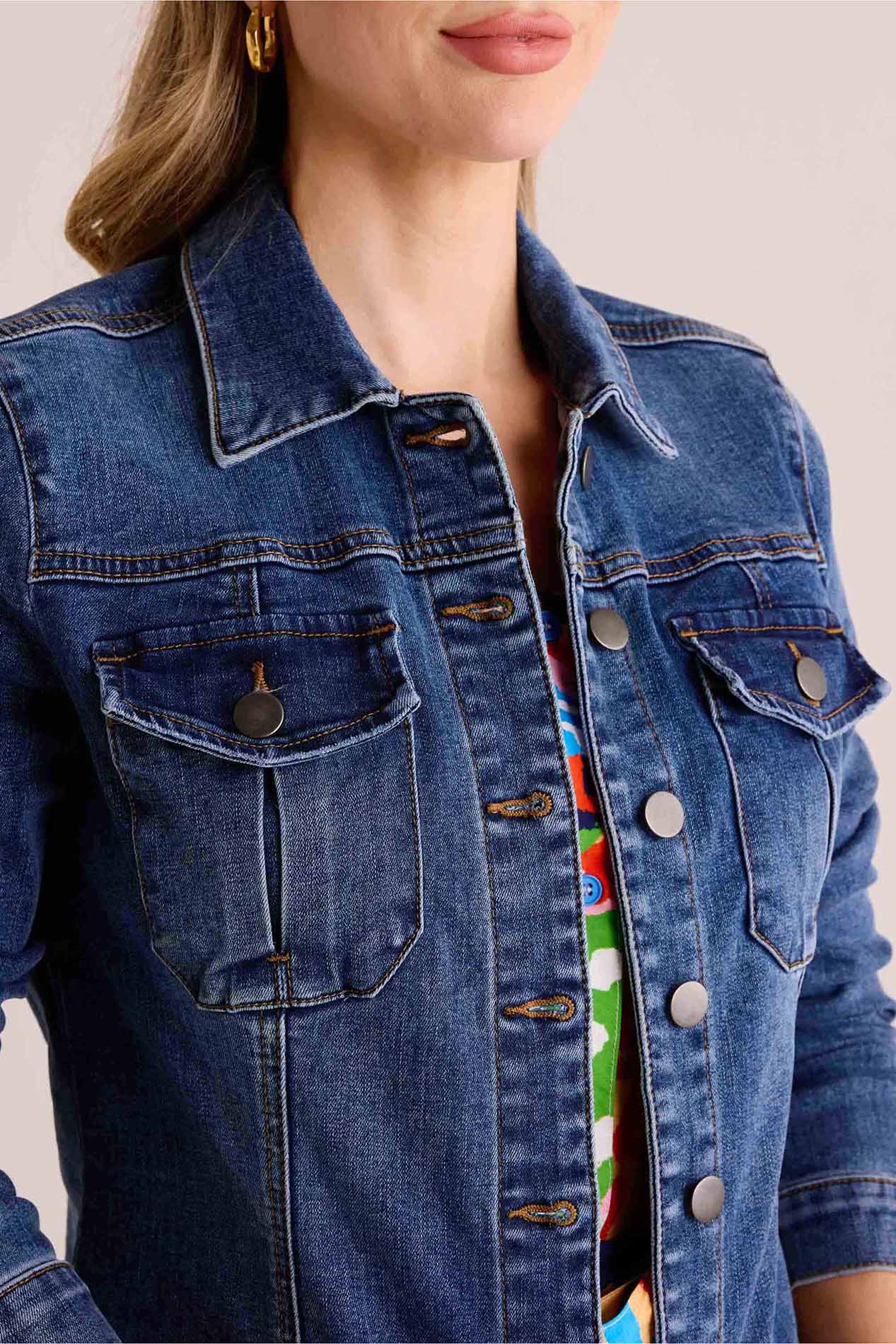 Amelia Denim Jacket by KUT from the Kloth