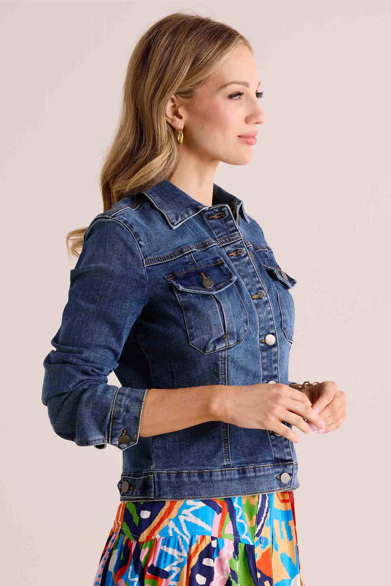 Amelia Denim Jacket by KUT from the Kloth