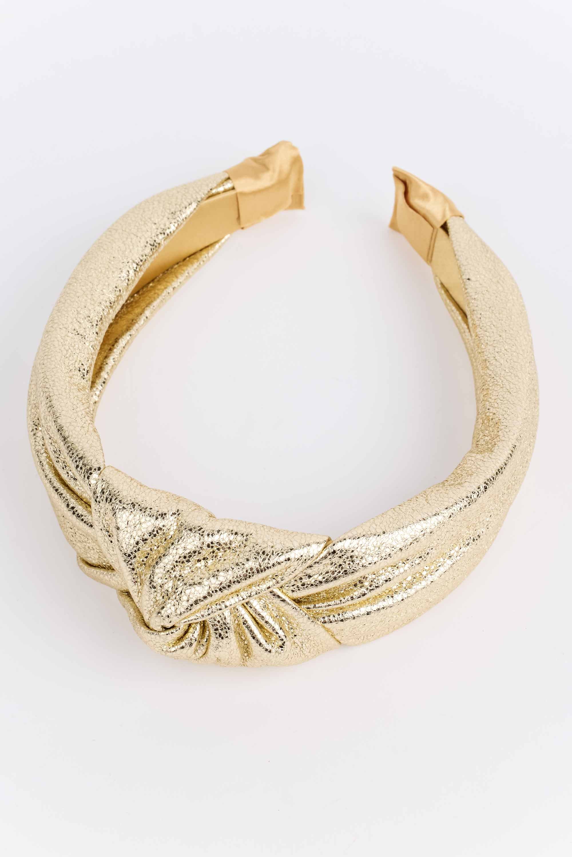 Corinne Headband- Gold