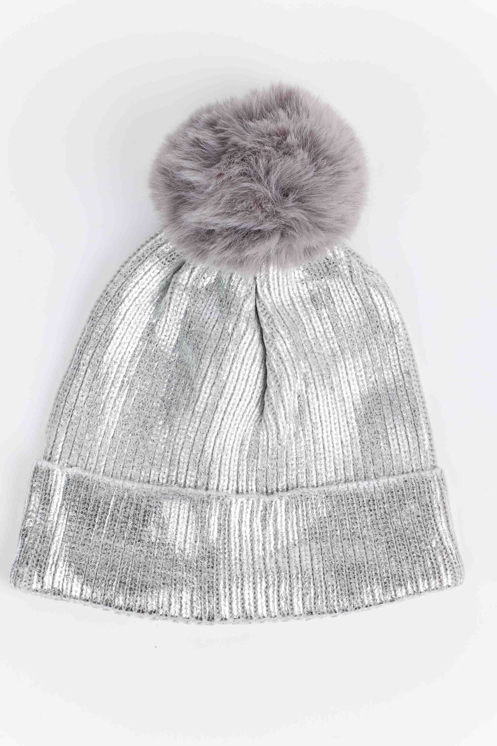 Maya Beanie- Silver