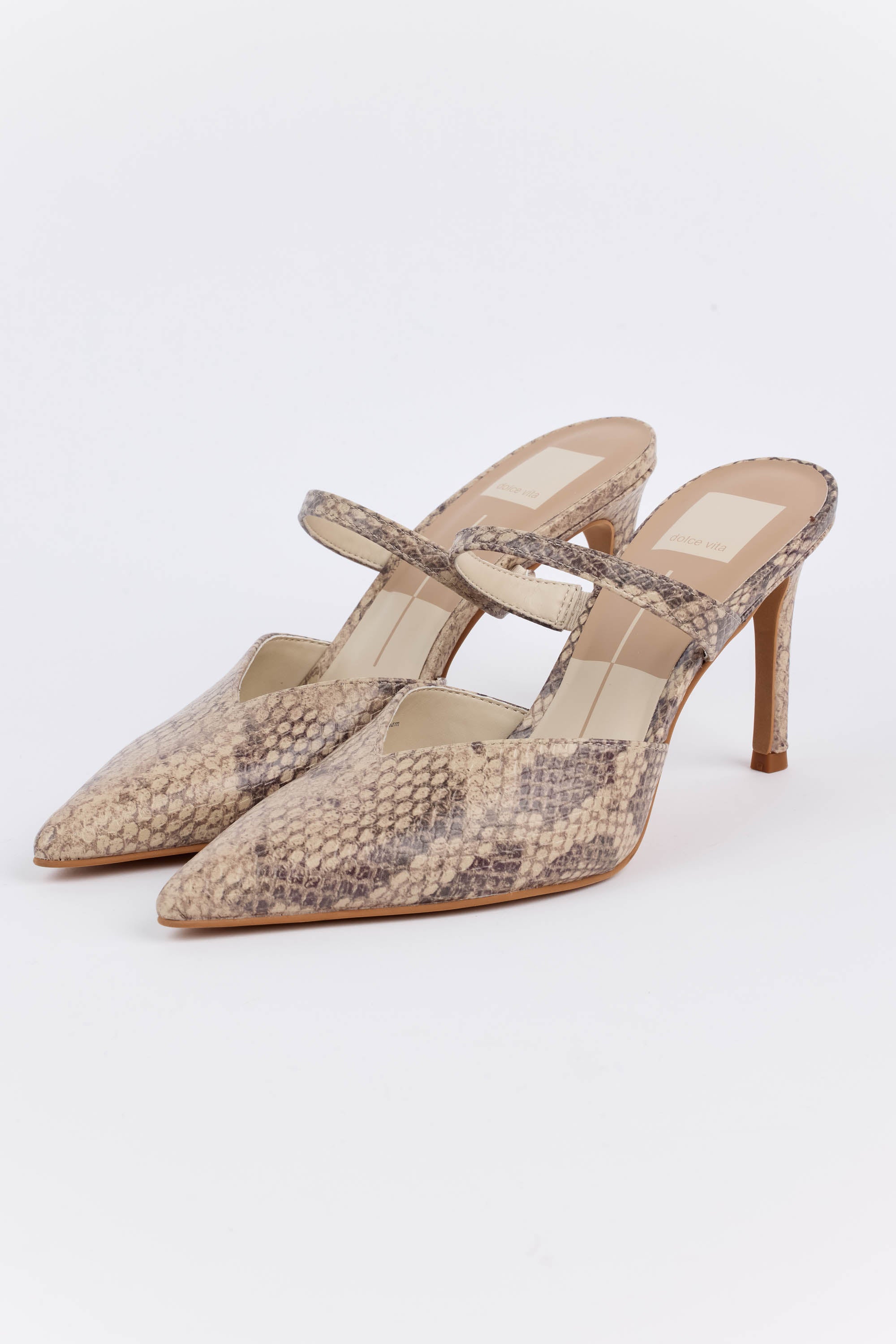 Kanika Heels Sand Leather by Dolce Vita