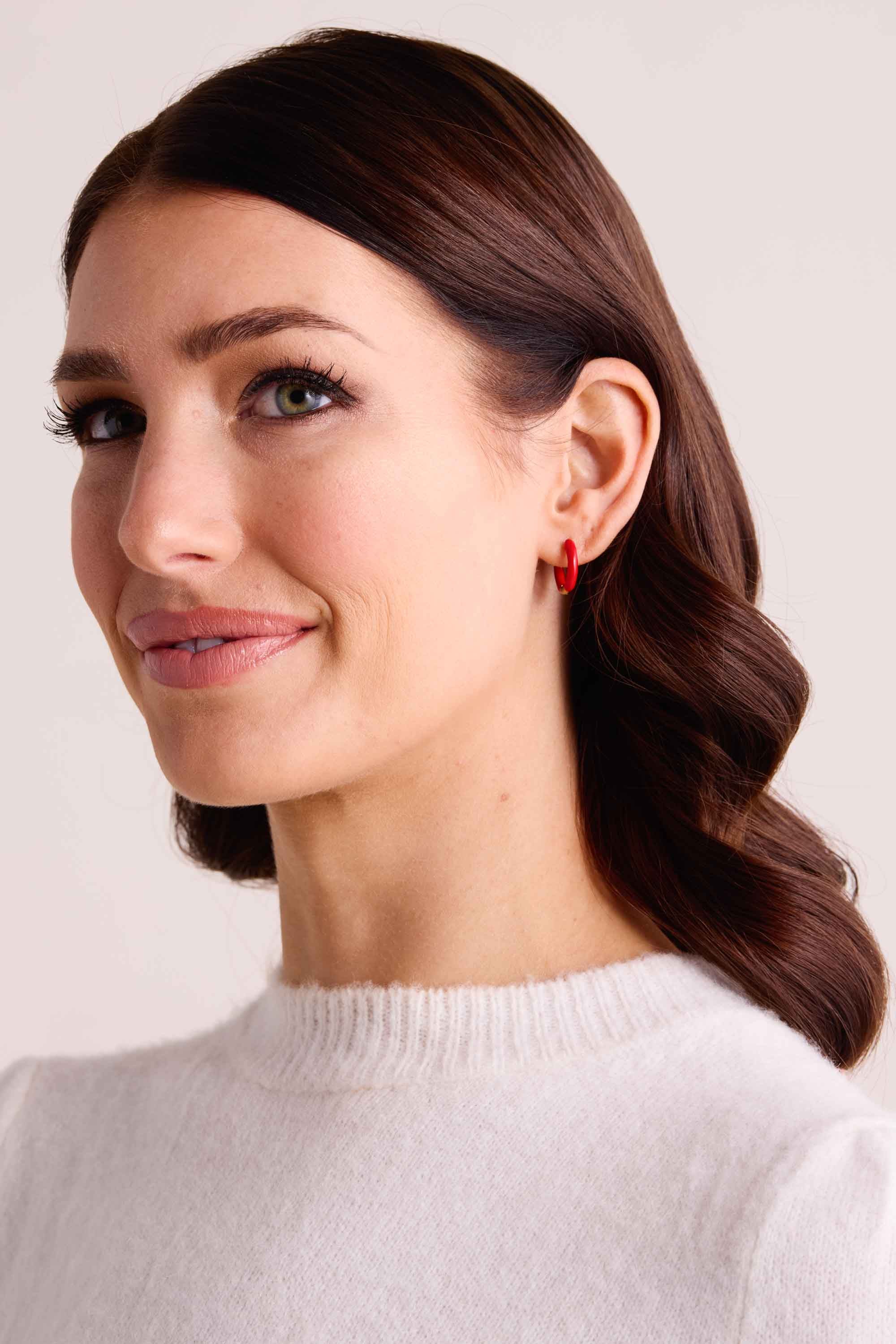 Carson Earrings- Red