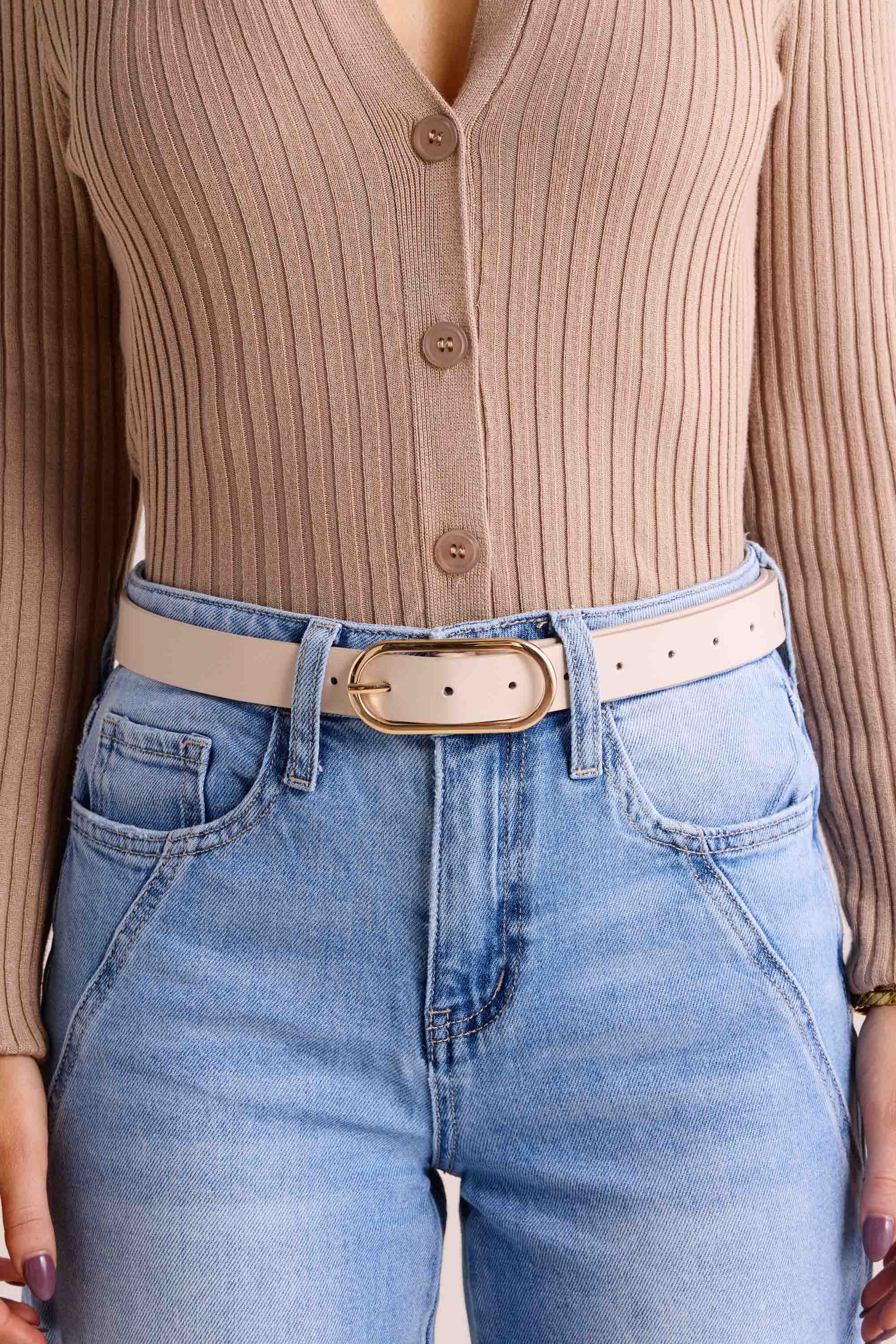 Alexia Belt- Cream