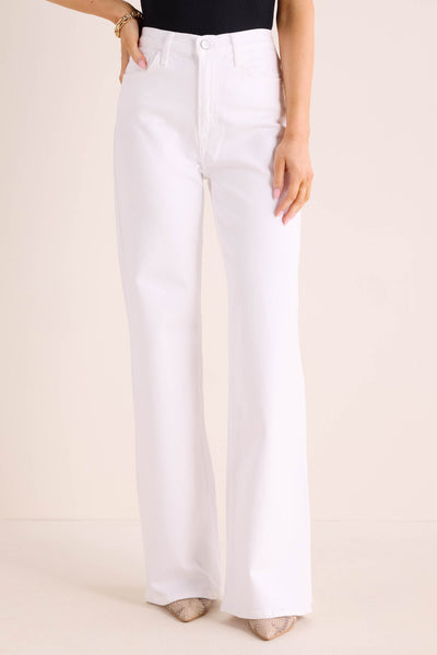 Leslie Jeans- White | Avara