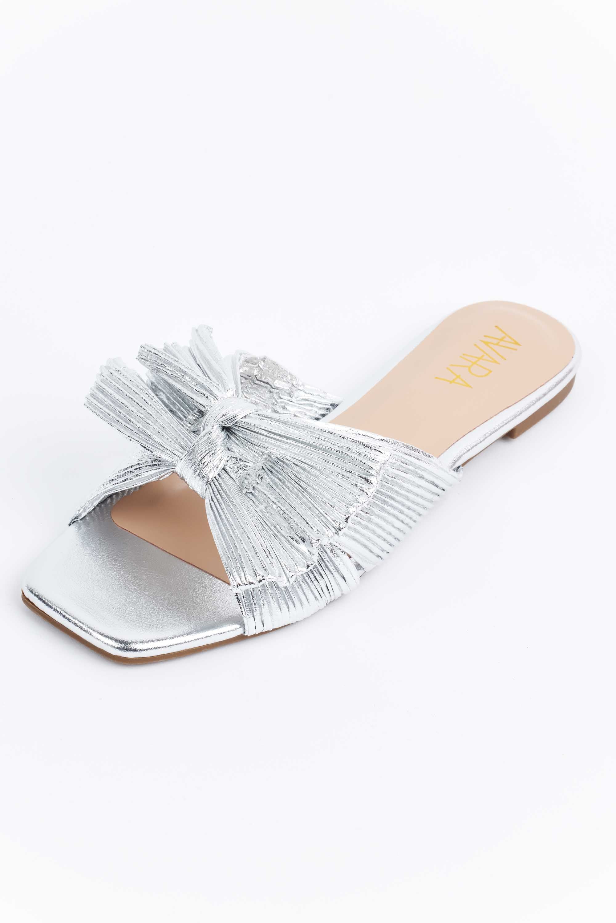 Ariel Sandals- Silver