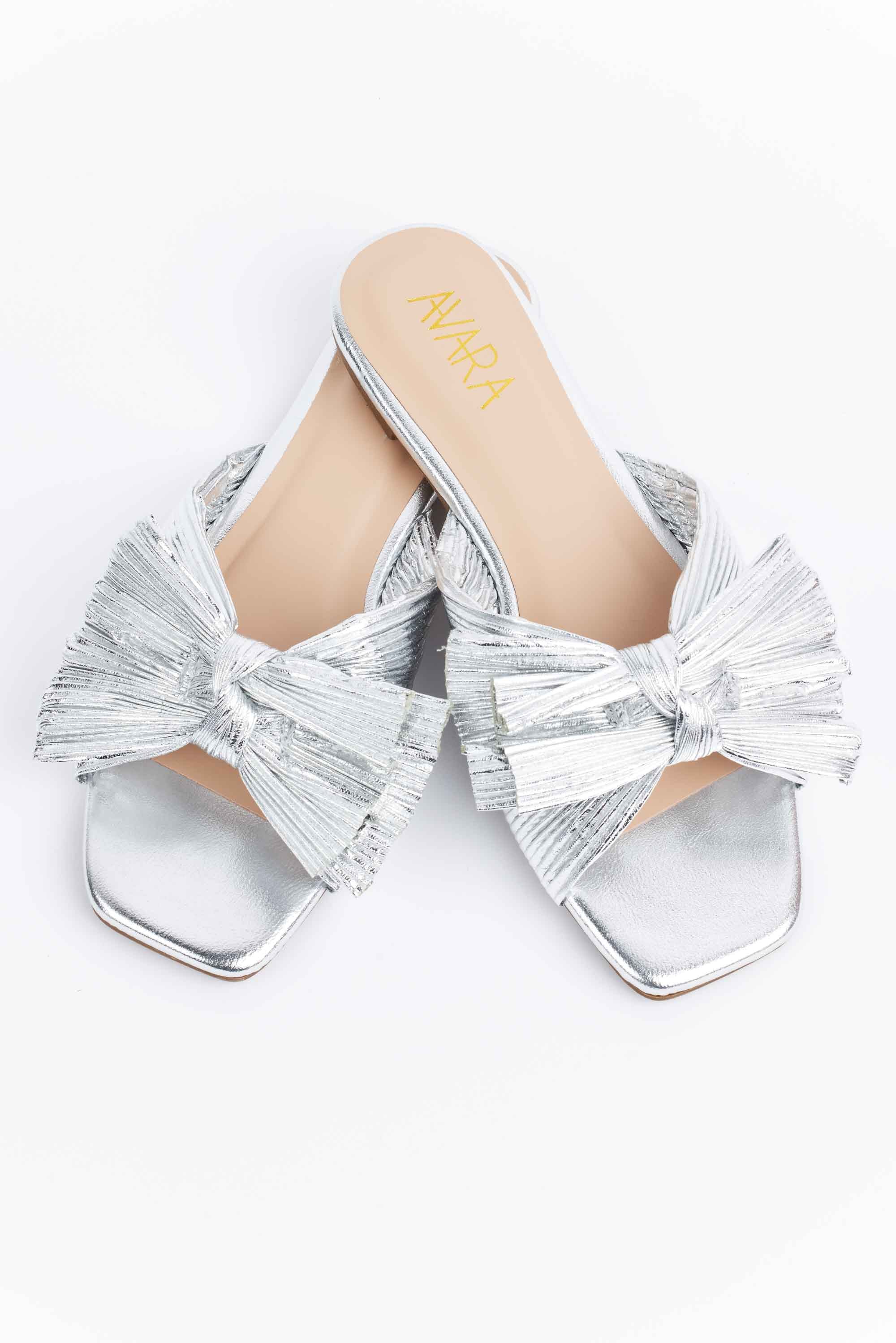 Ariel Sandals- Silver