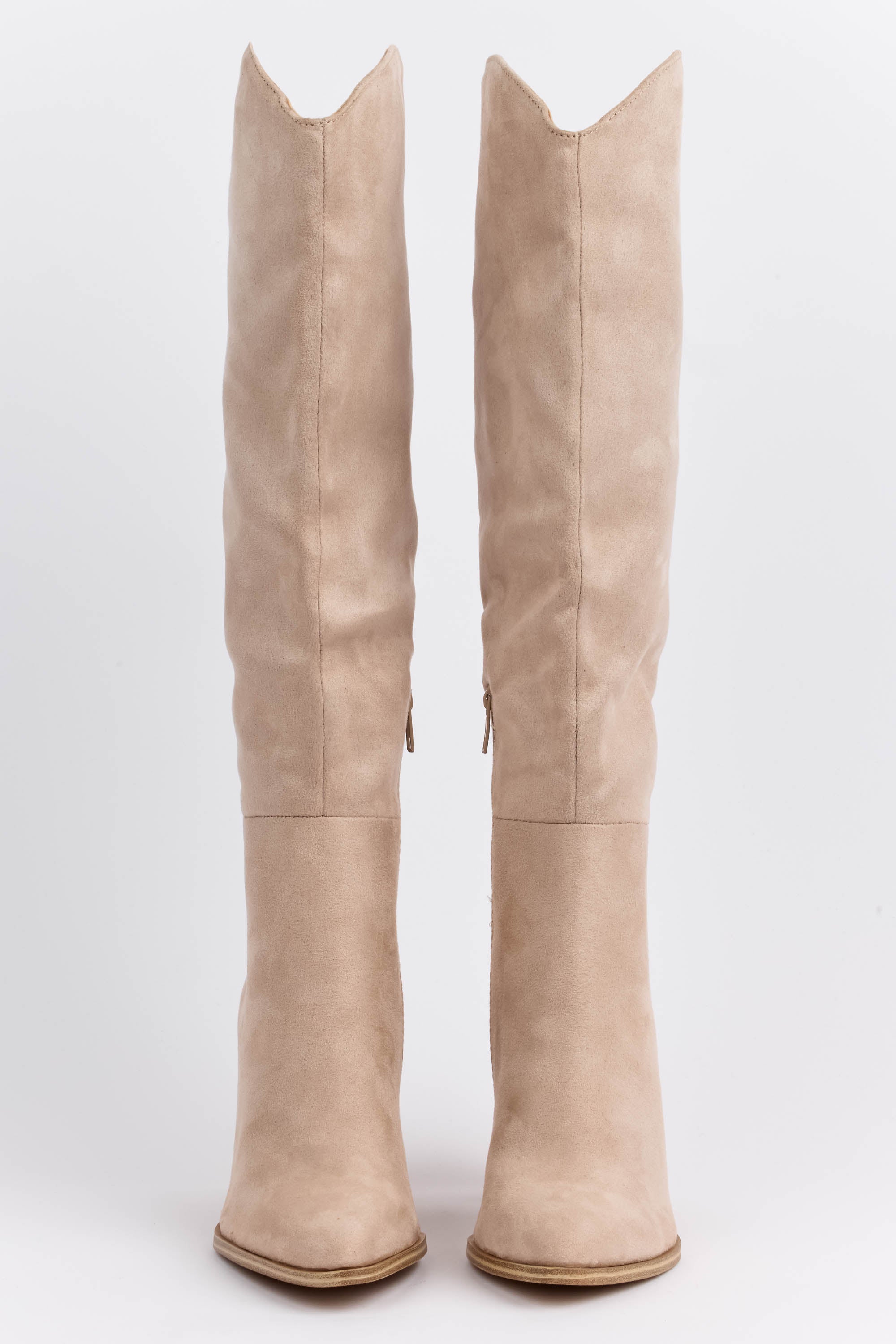 Priscilla Boots- Beige