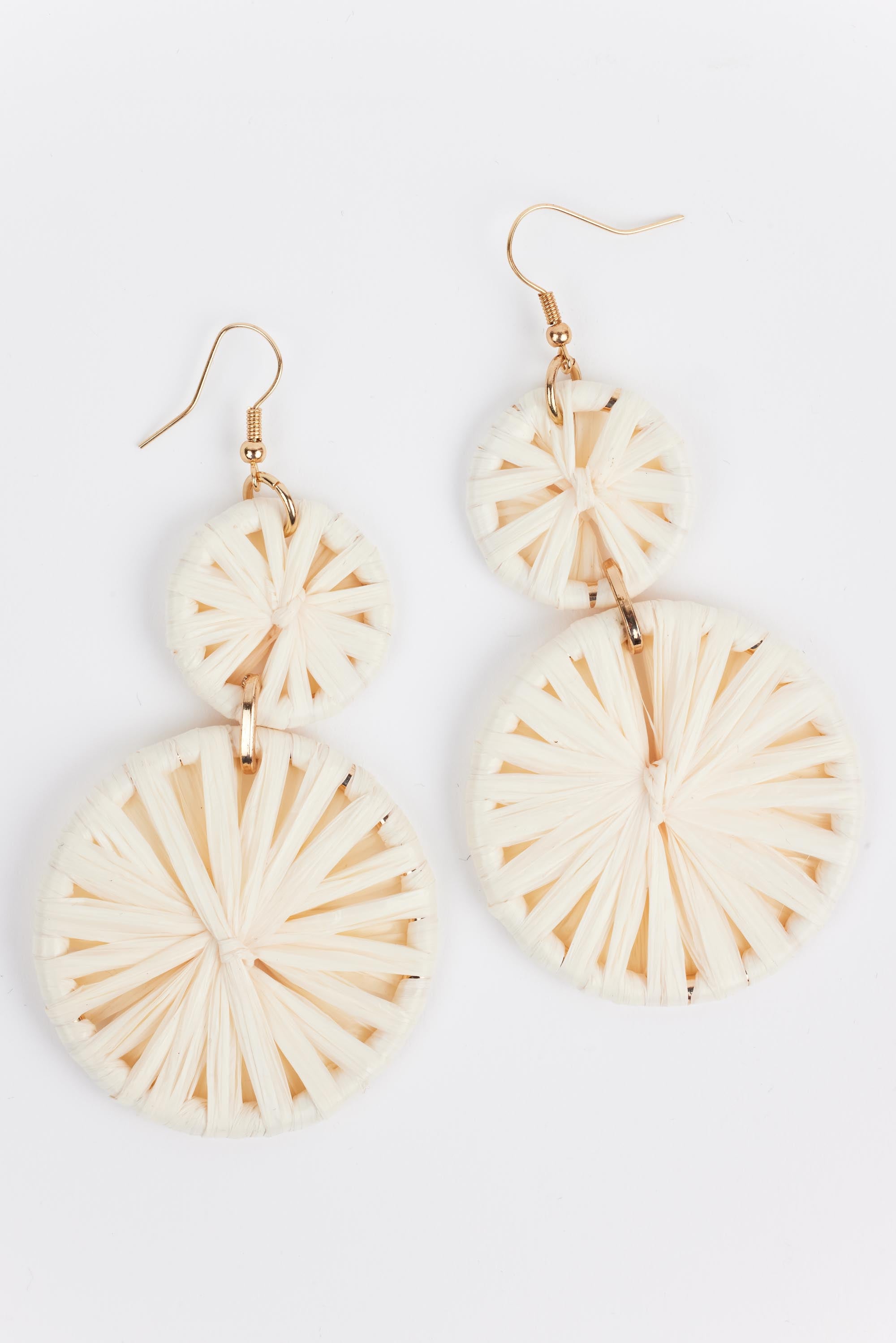 Whitney Earrings- Ivory