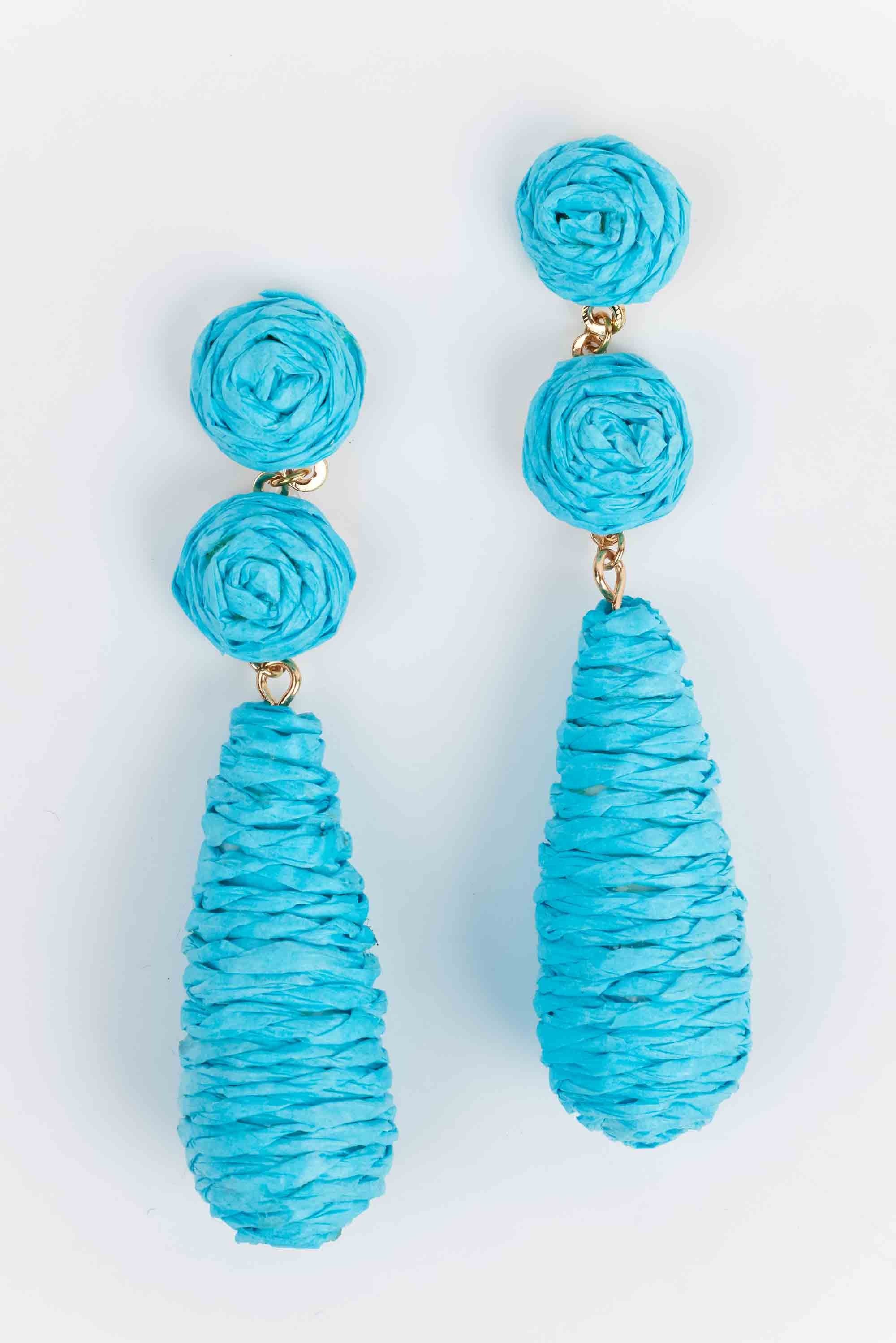 Janice Earrings- Blue