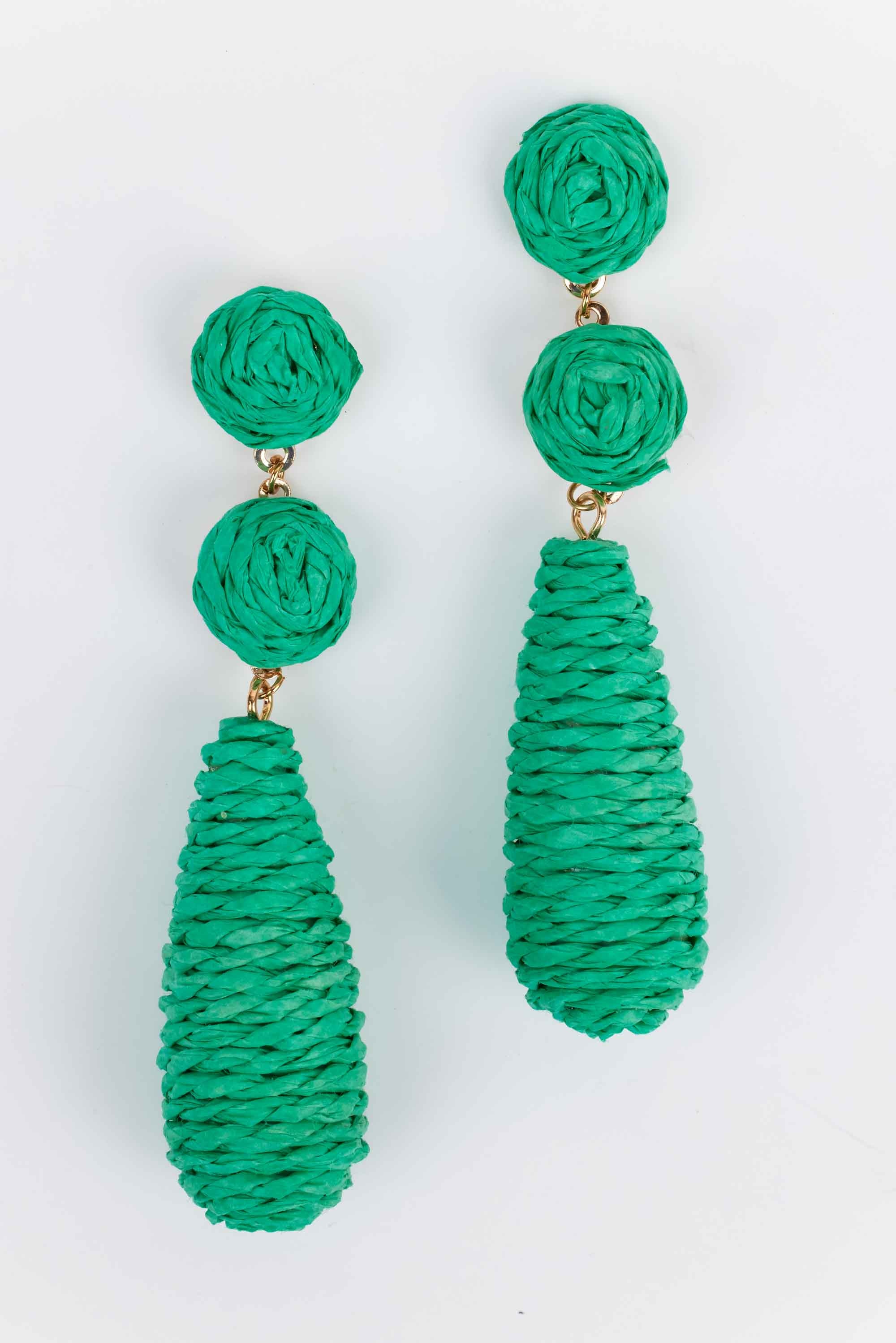 Janice Earrings- Green