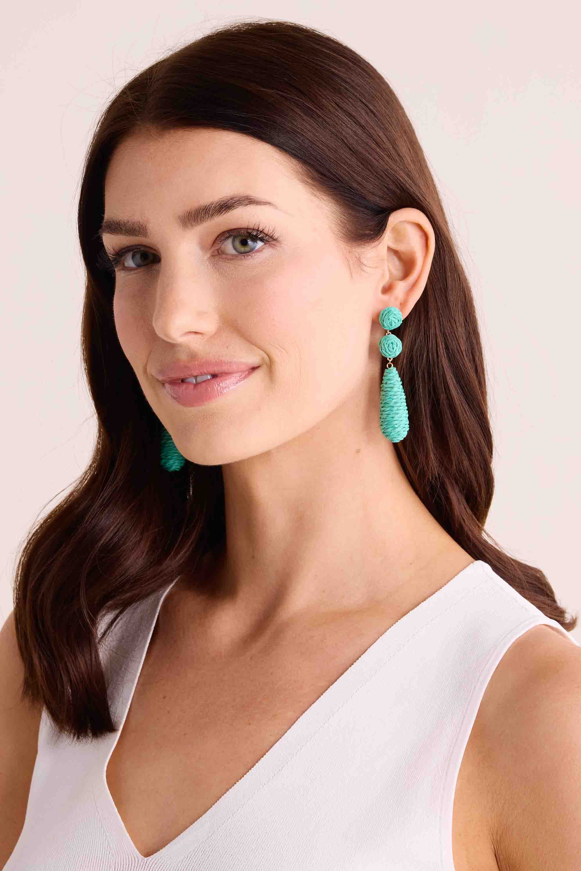 Janice Earrings- Green