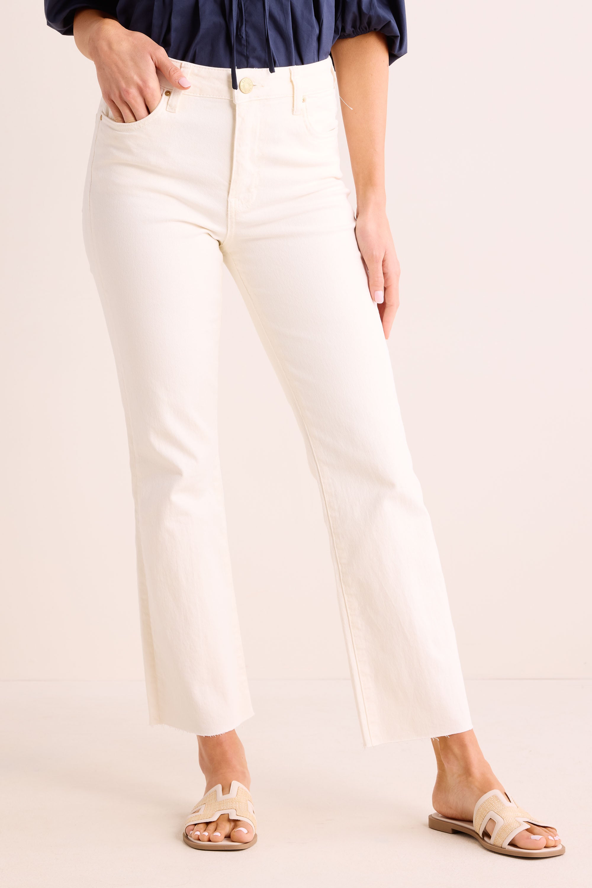 Kelsey Jeans- Ecru by KUT from the Kloth