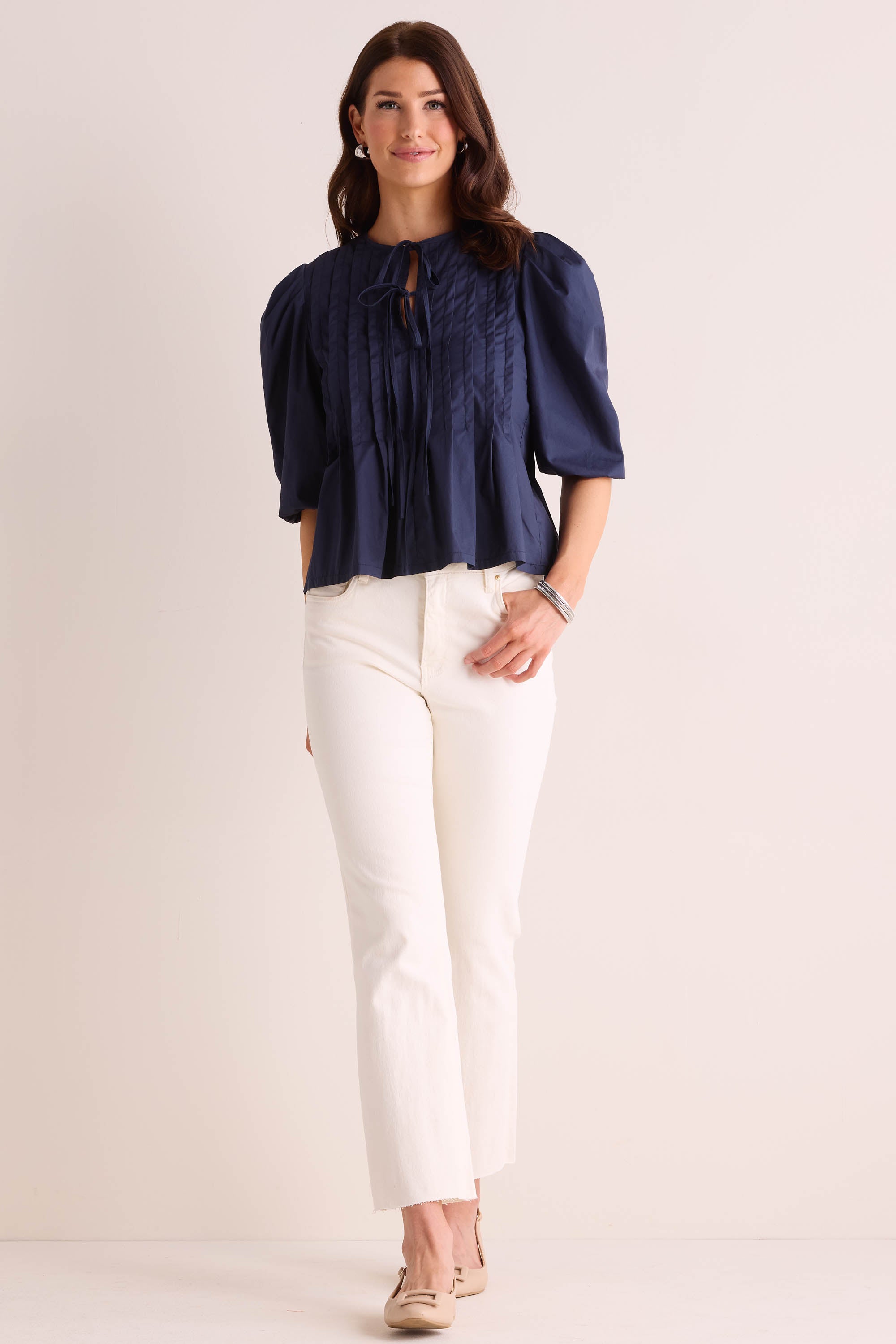 Tracey Top- Navy