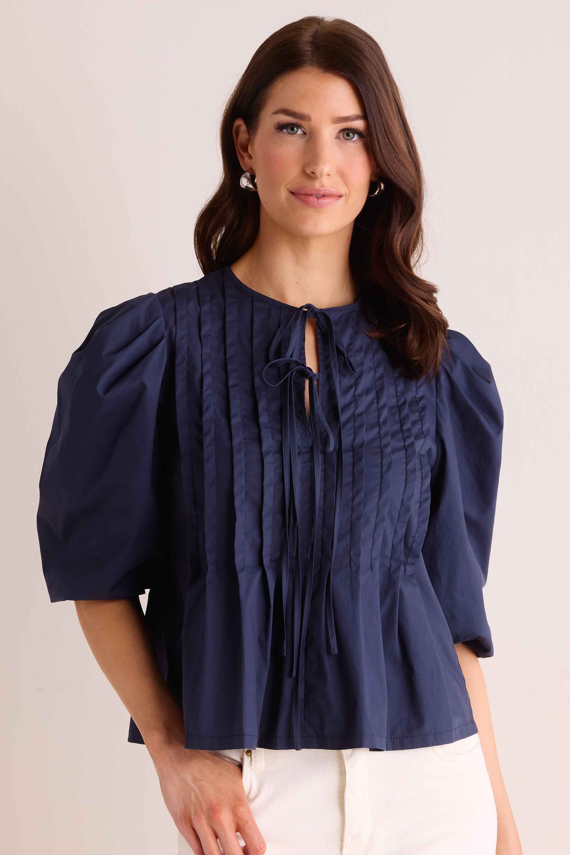 Tracey Top- Navy