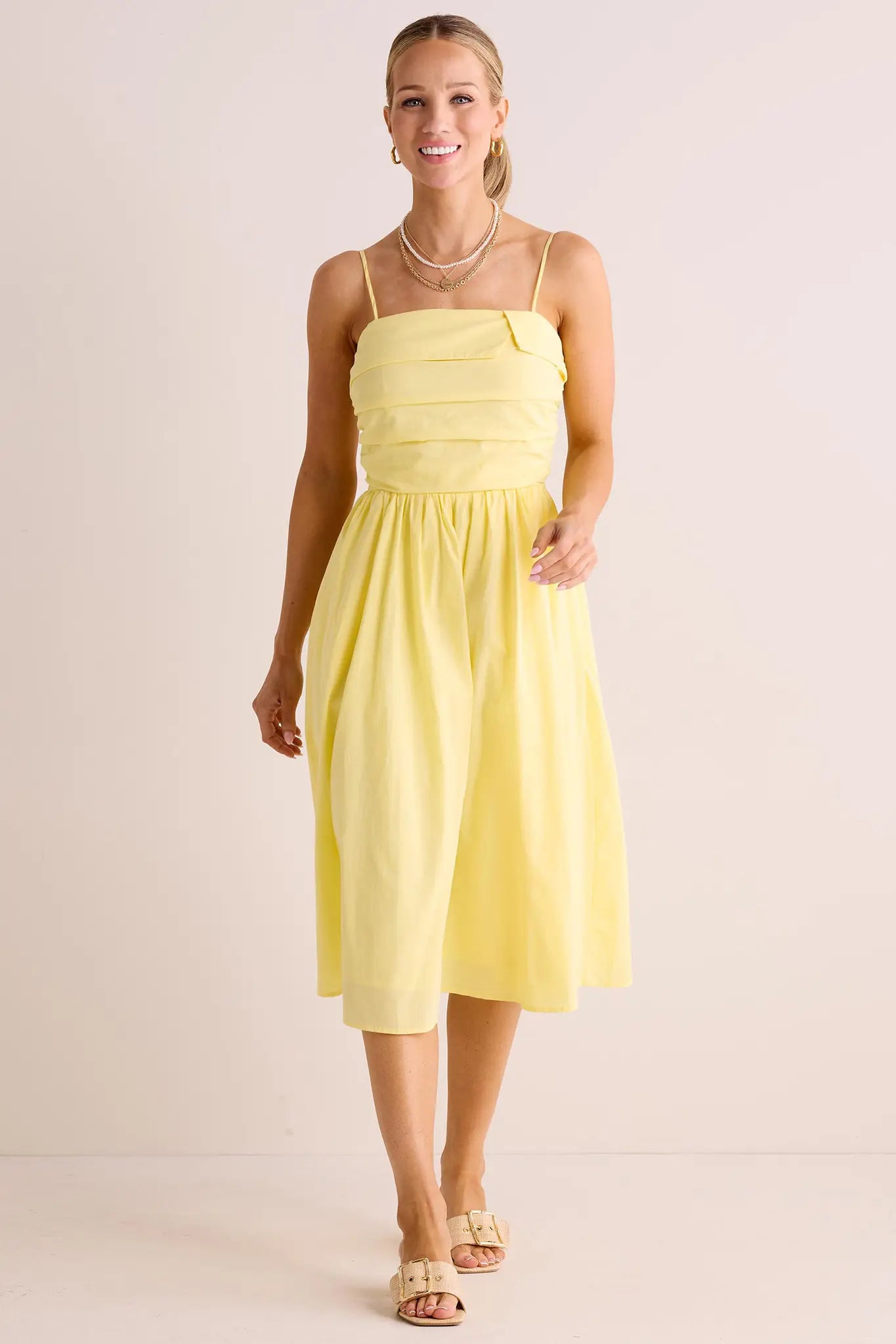 Tana Dress- Yellow