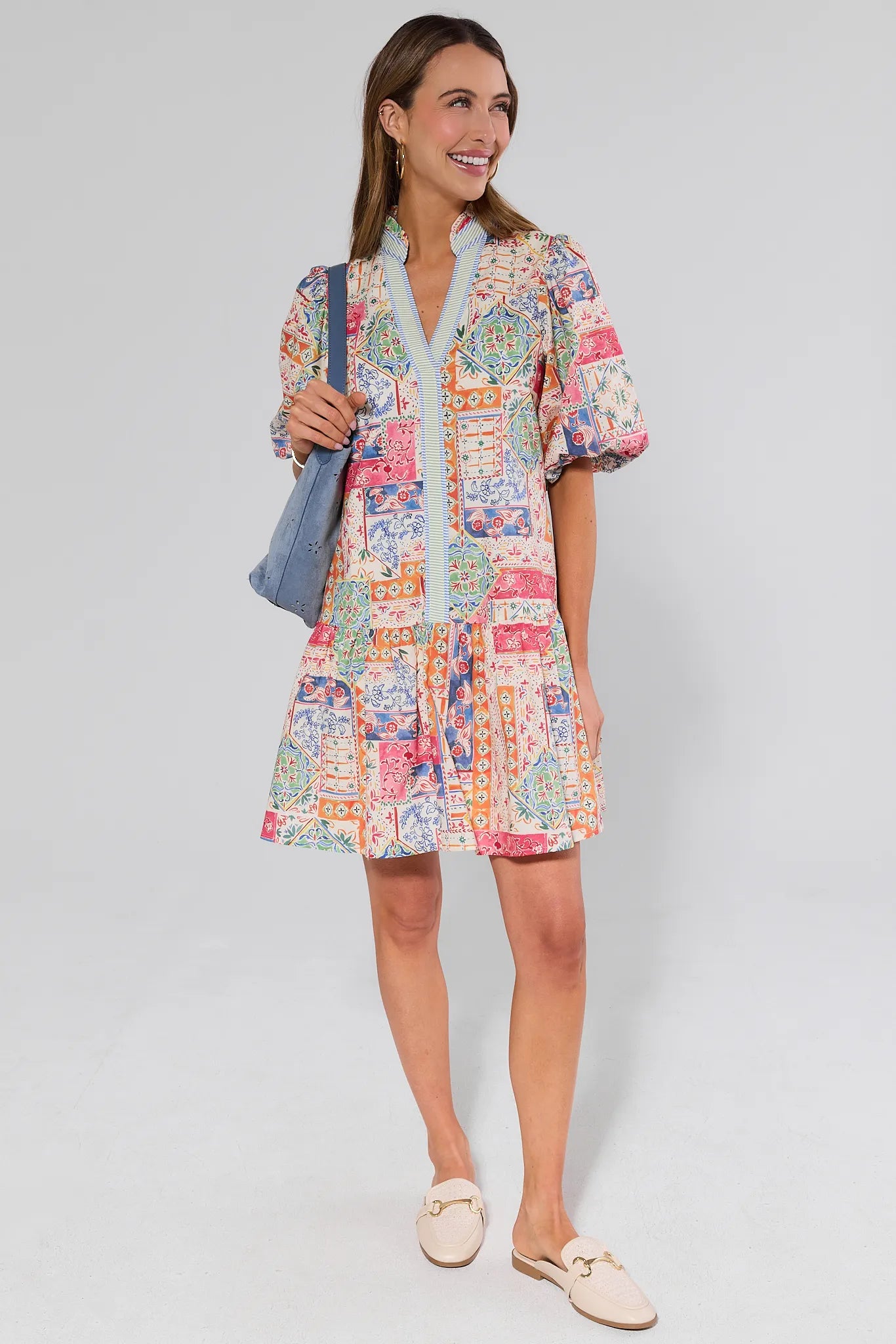 shorts and dress Olivia Pink Print Short Dress | Women's Clothing