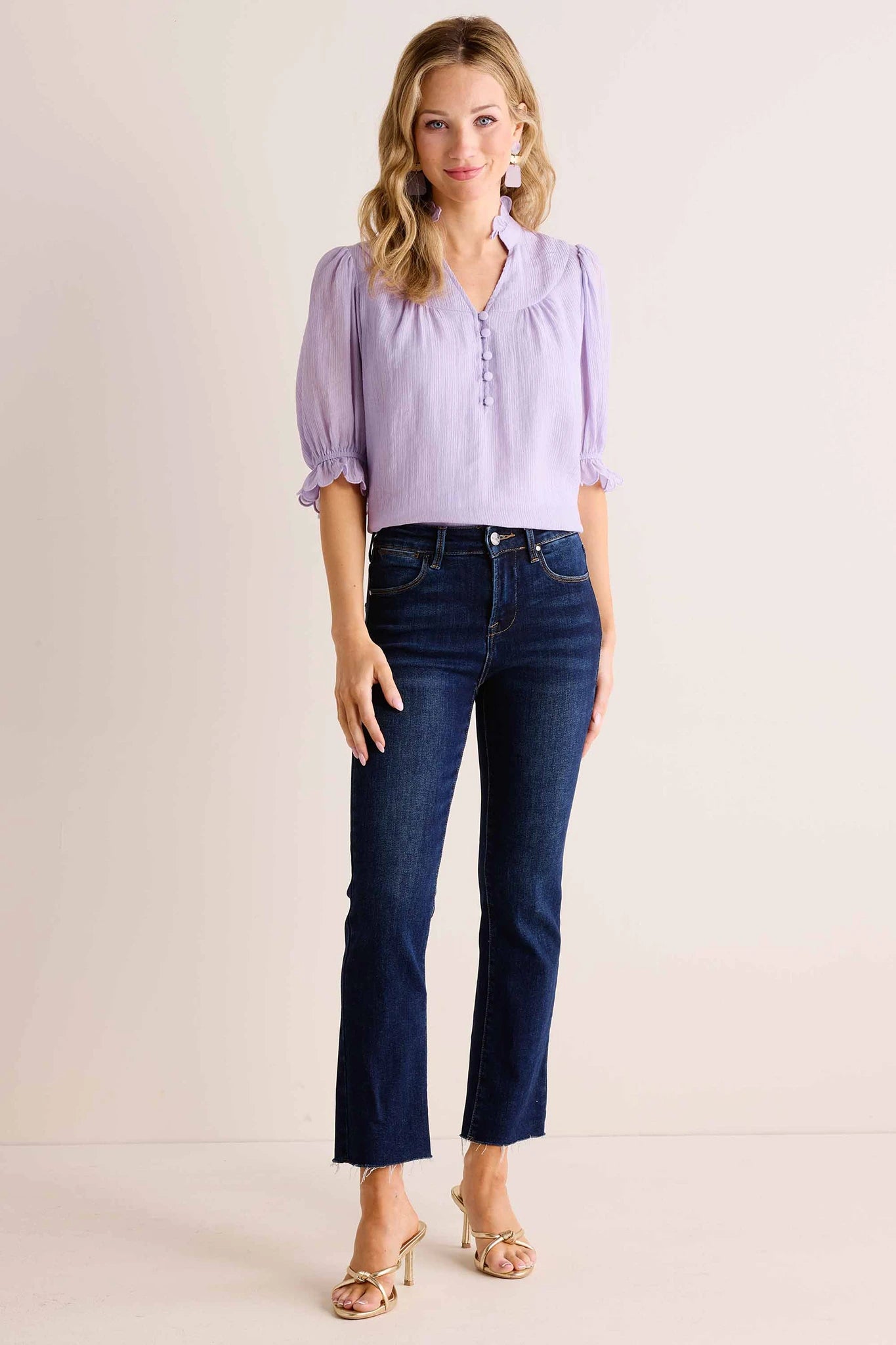 Hailey Top- Lavender