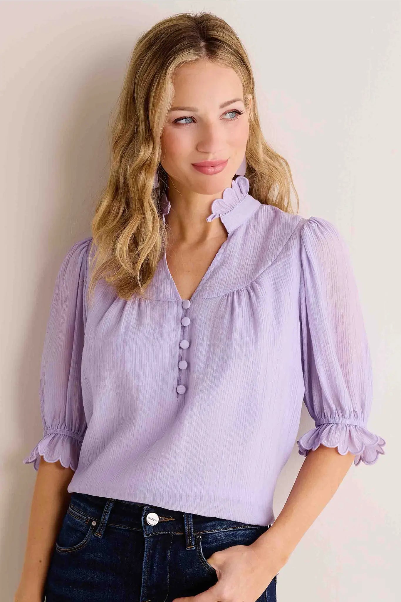 Hailey Top- Lavender