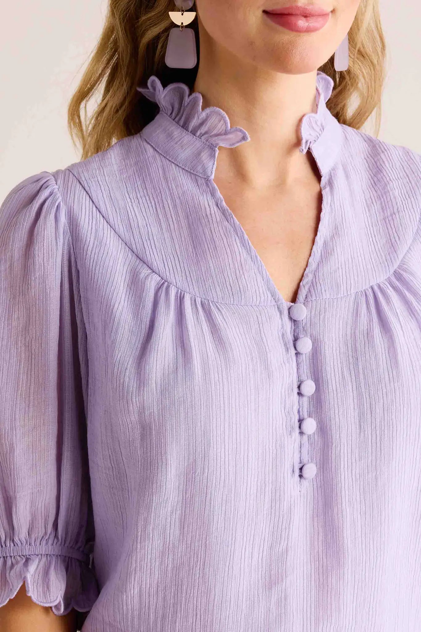 Hailey Top- Lavender