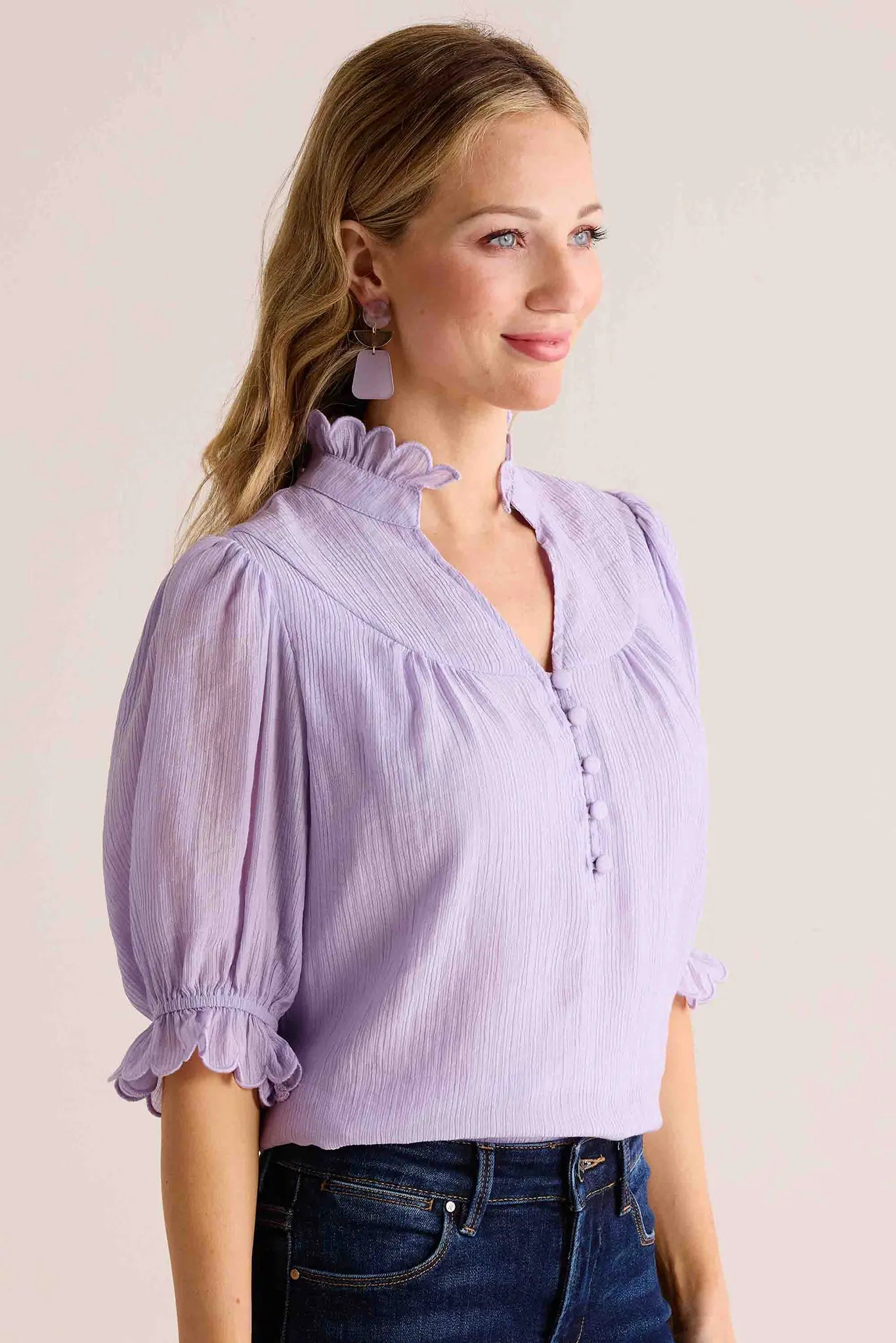 Hailey Top- Lavender