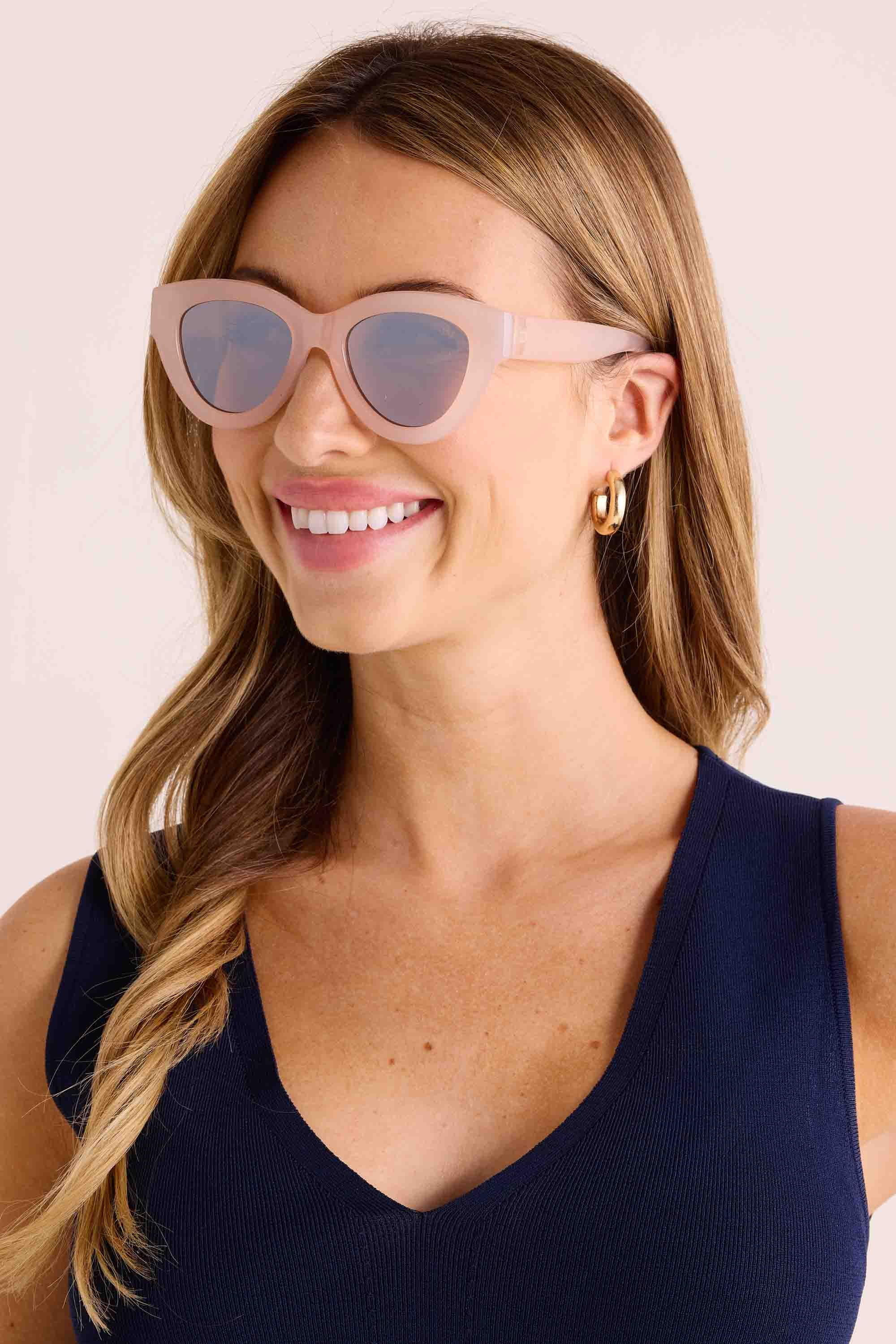 Brooklyn Sunglasses- Nude