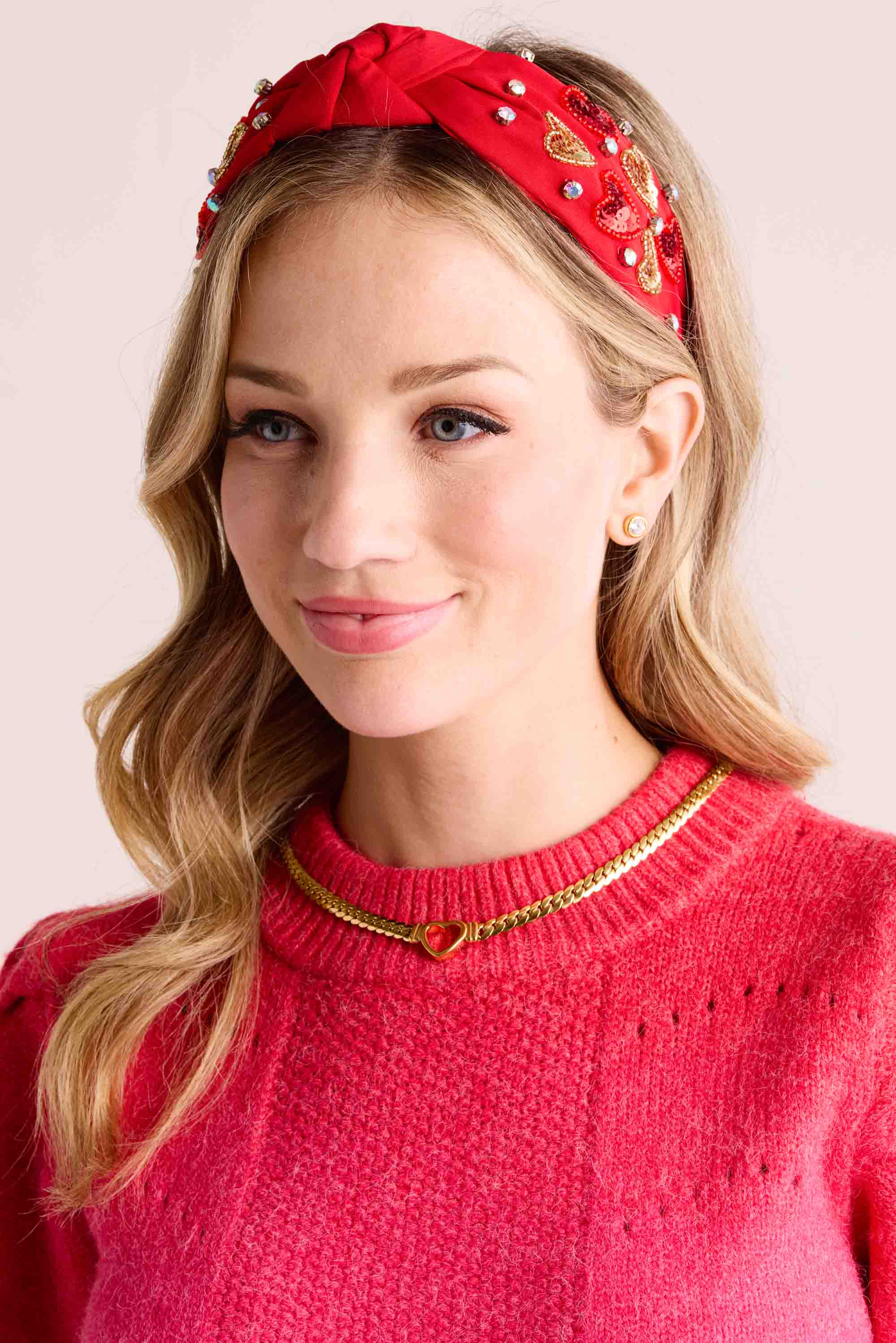 Connie Headband- Red