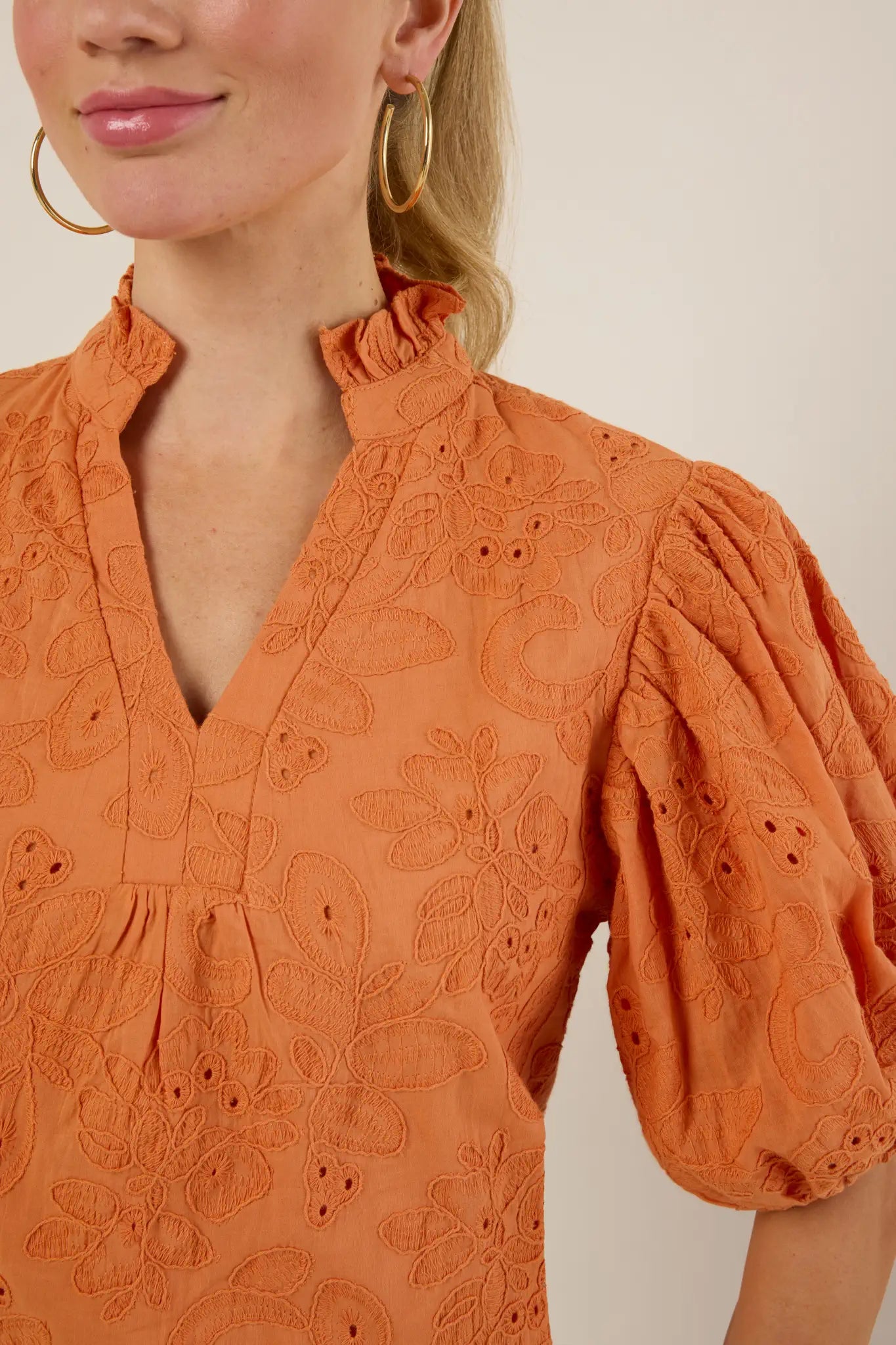 Christina Top- Orange