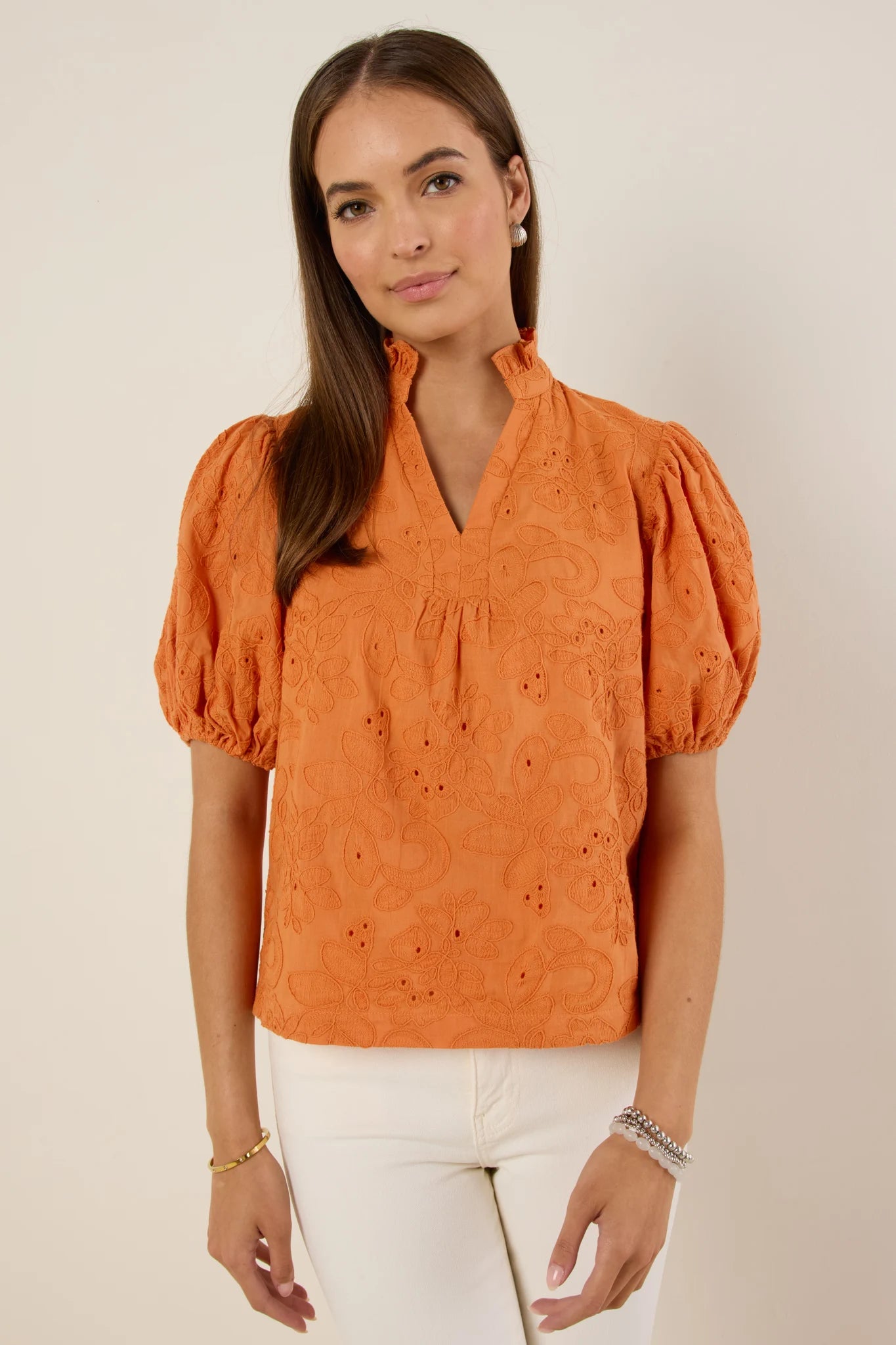 Christina Top- Orange
