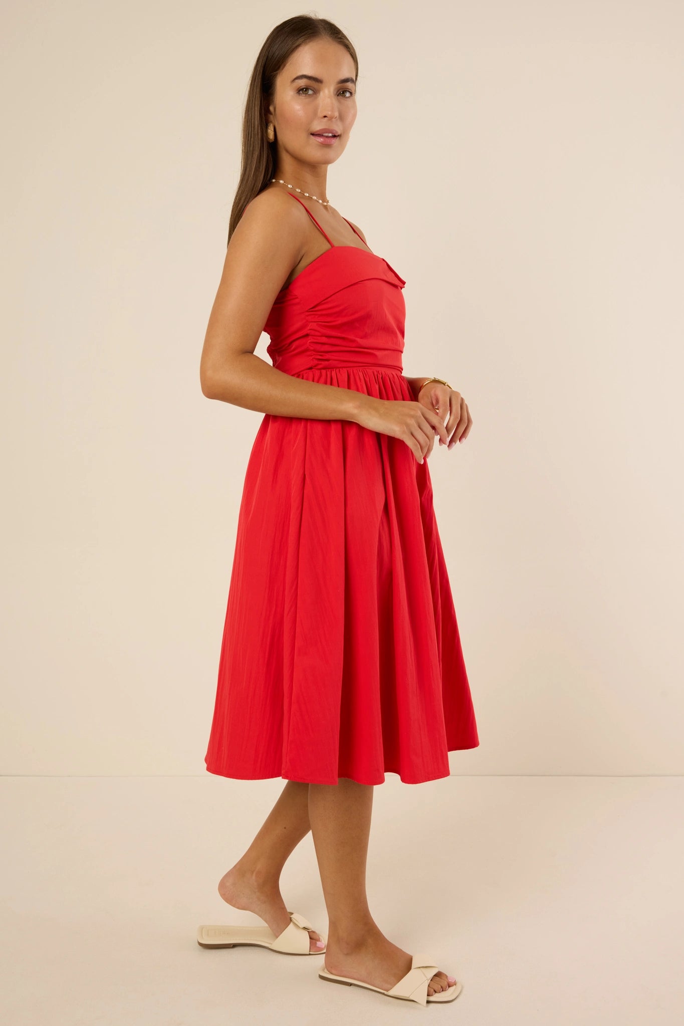 Tana Dress- Red