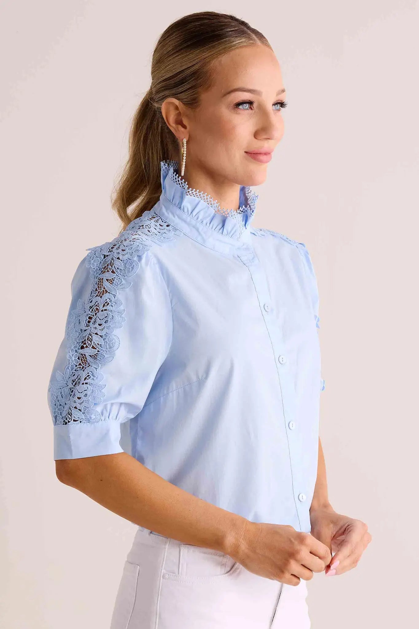 Maribeth Top- Blue