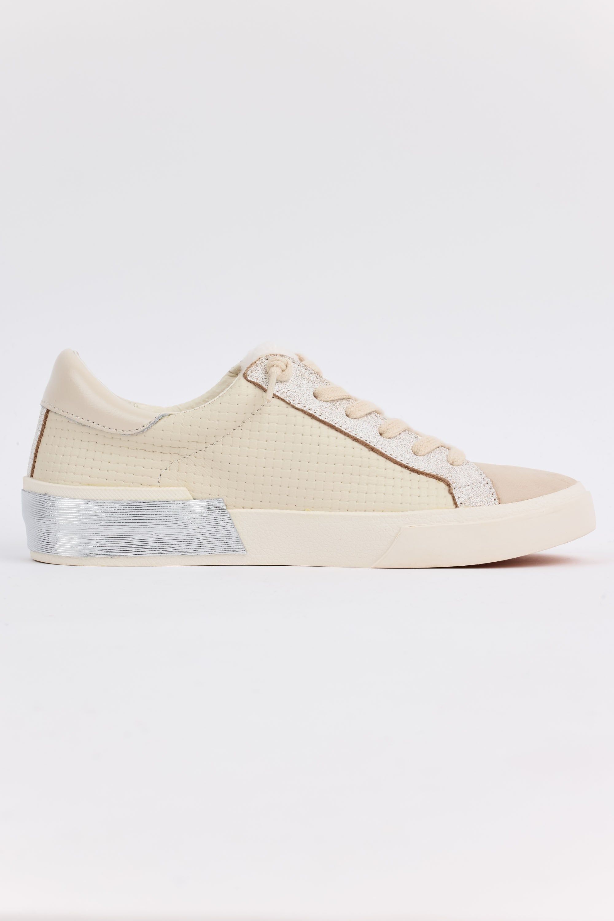 Zina Sneakers- Off White Woven by Dolce Vita