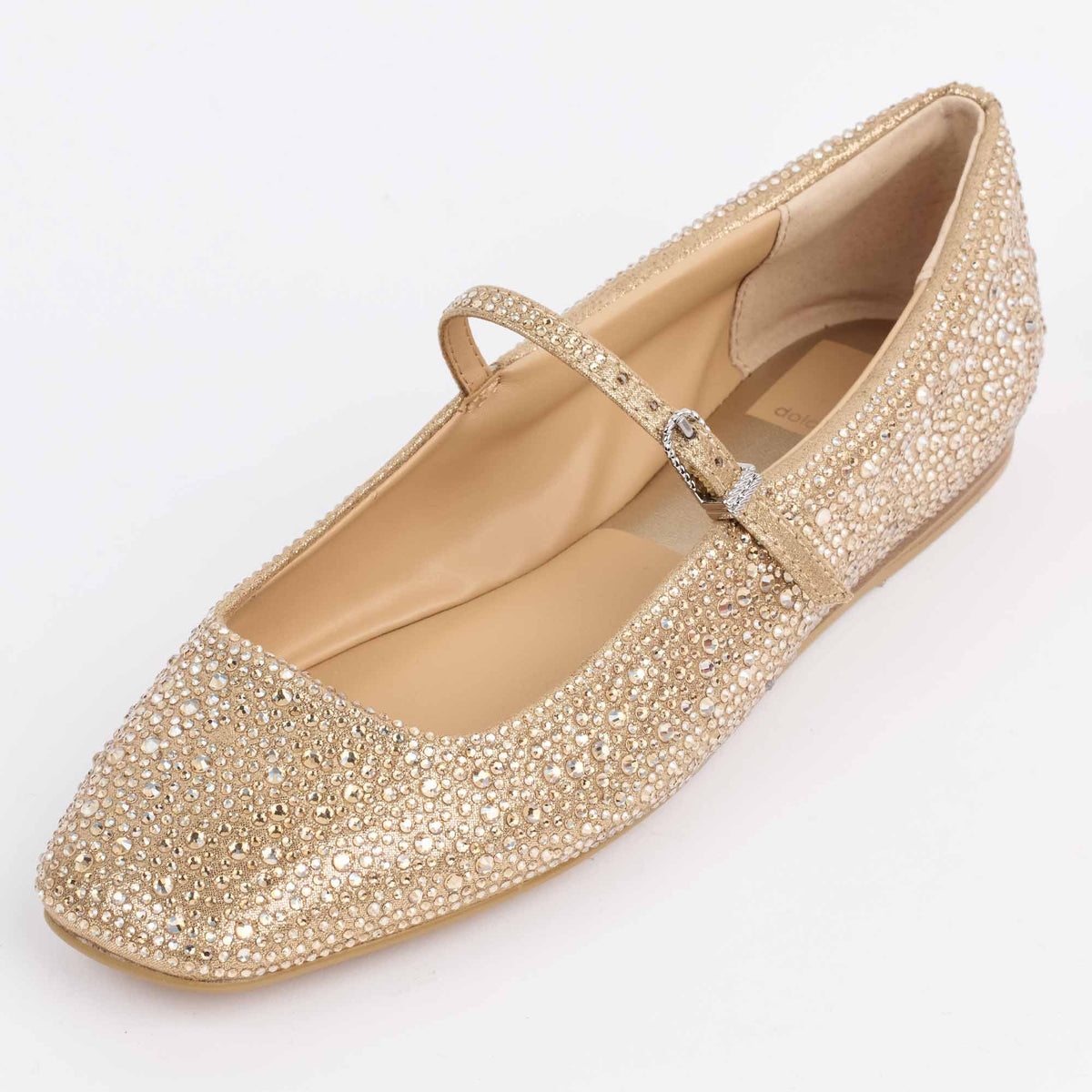 slim fit dress slacks Reyes Gold Ballet Flats by Dolce Vita