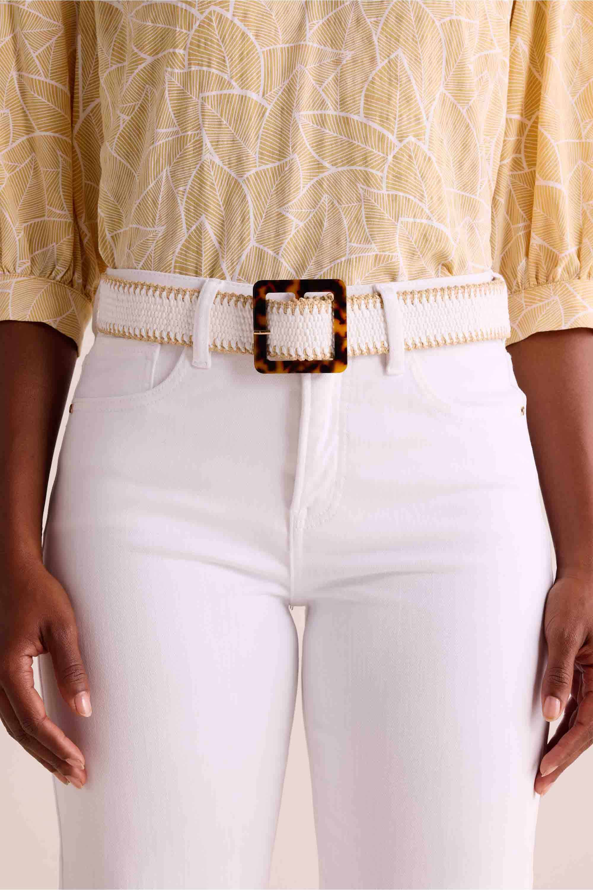 Stella Belt- White