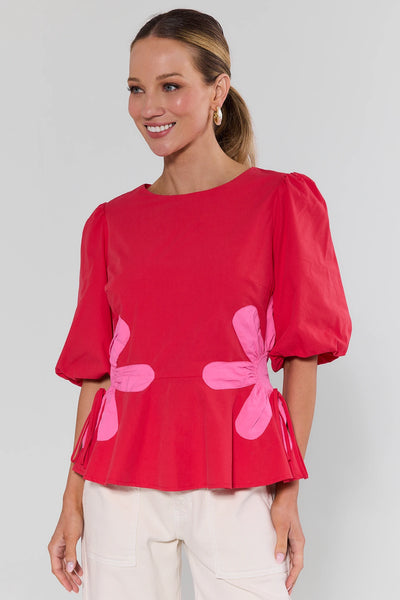 トップス acka ette peplum tops chiffon peplum tops – Acka online store