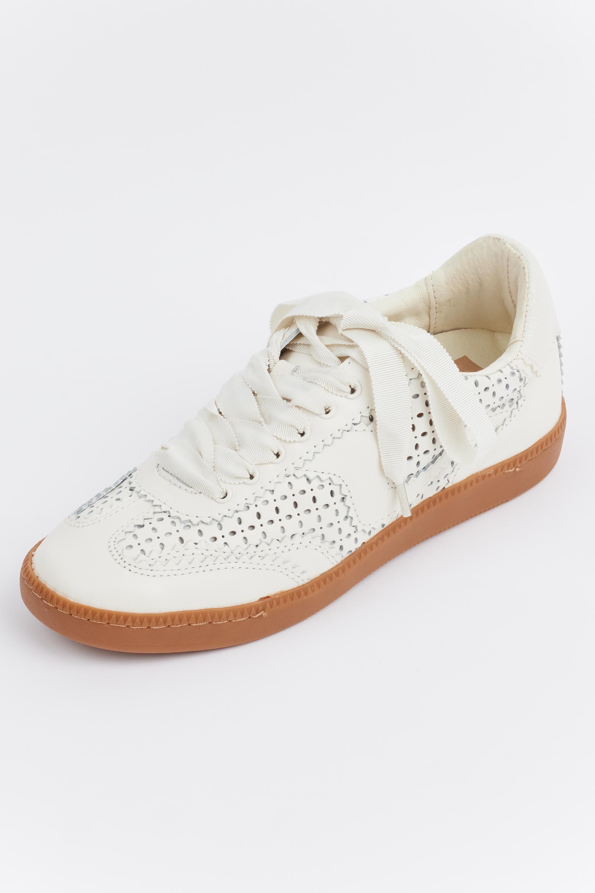 Notice Sneakers- Eyelet White by Dolce Vita