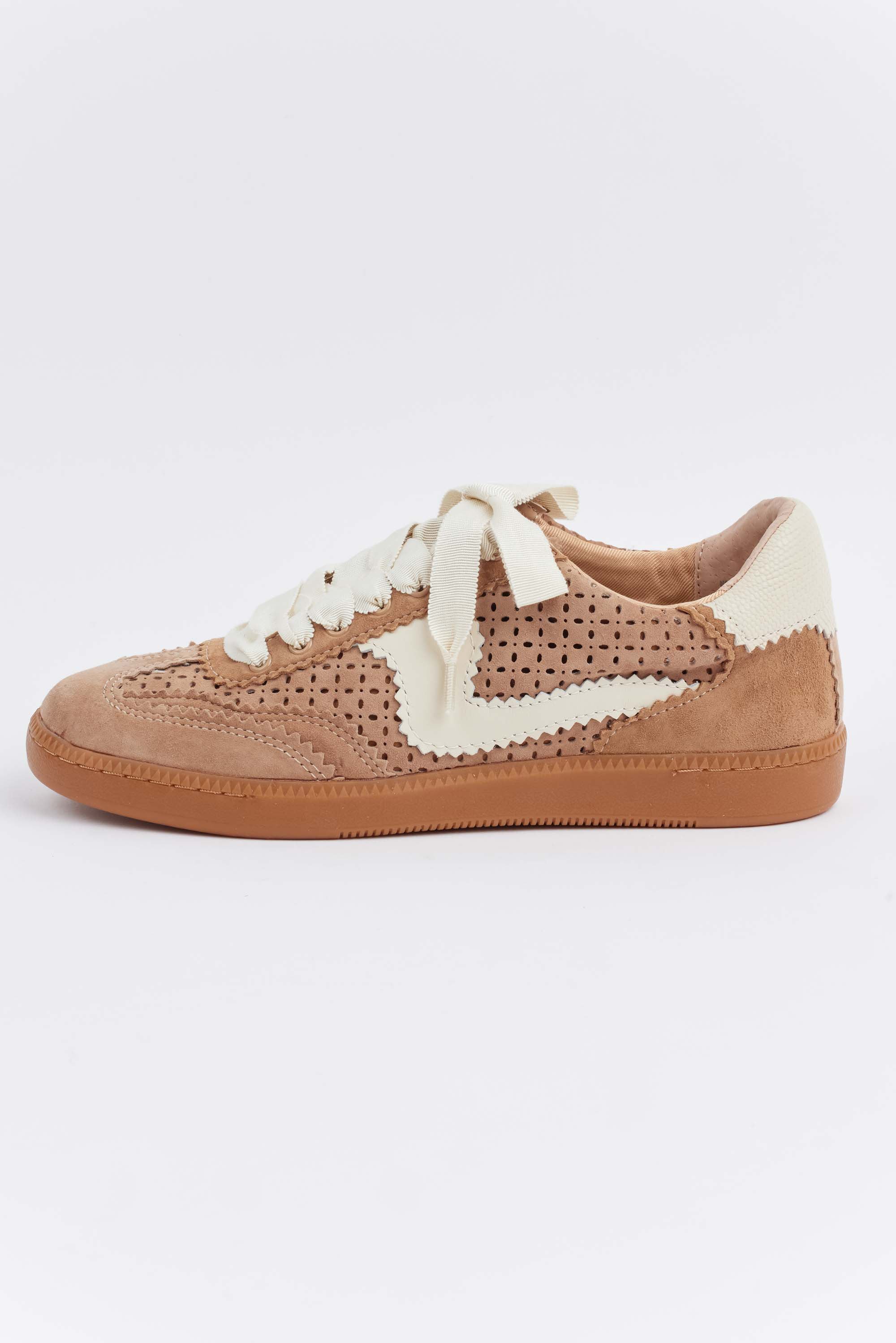 Notice Sneakers- Eyelet Camel by Dolce Vita