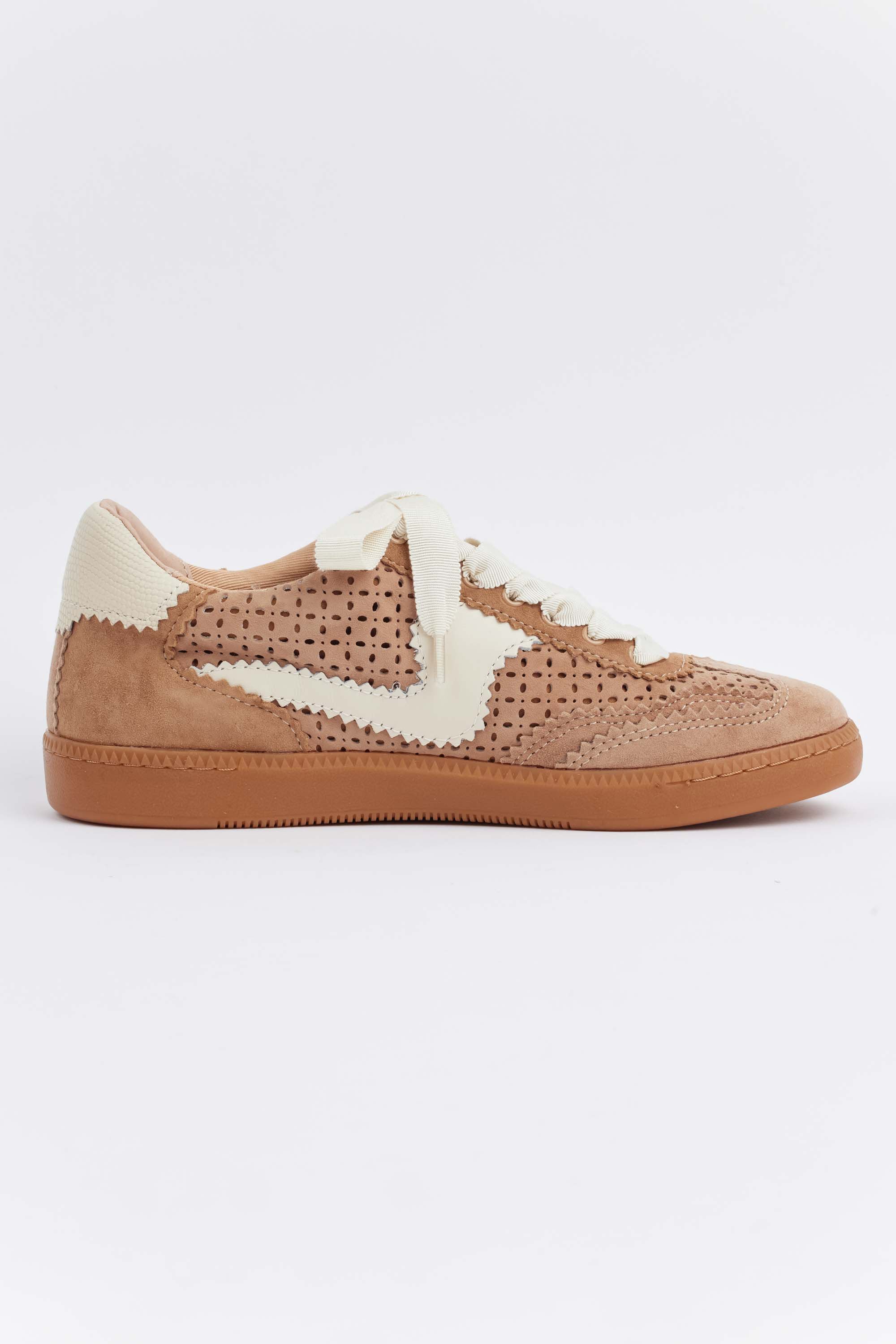 Notice Sneakers- Eyelet Camel by Dolce Vita