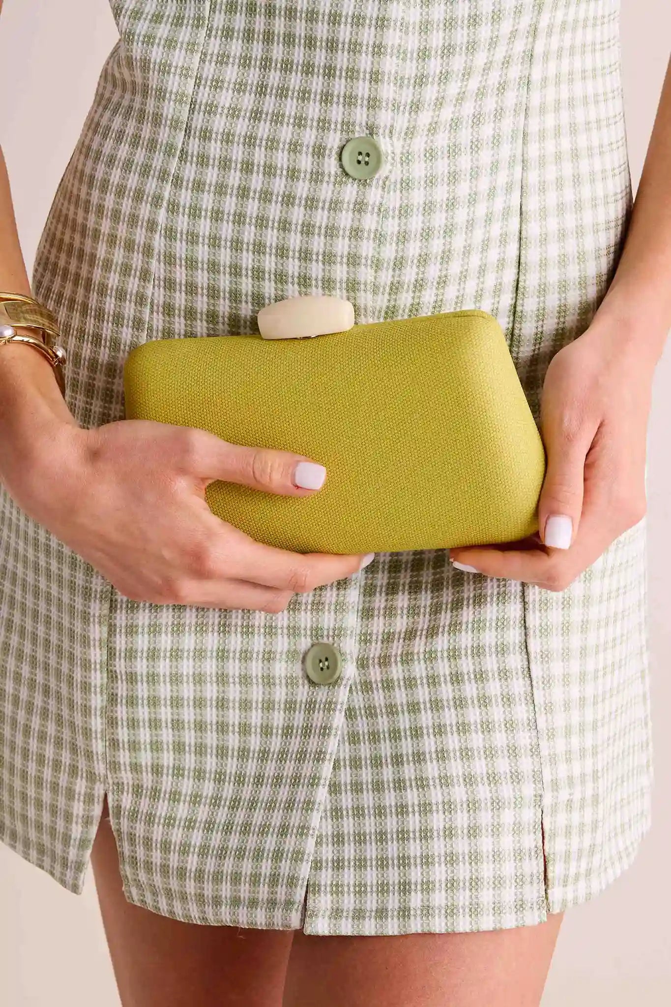 Ashlyn Clutch- Lime