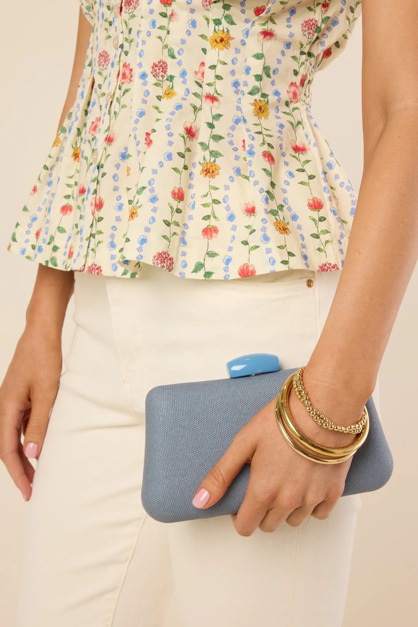 Ashlyn Clutch- Blue