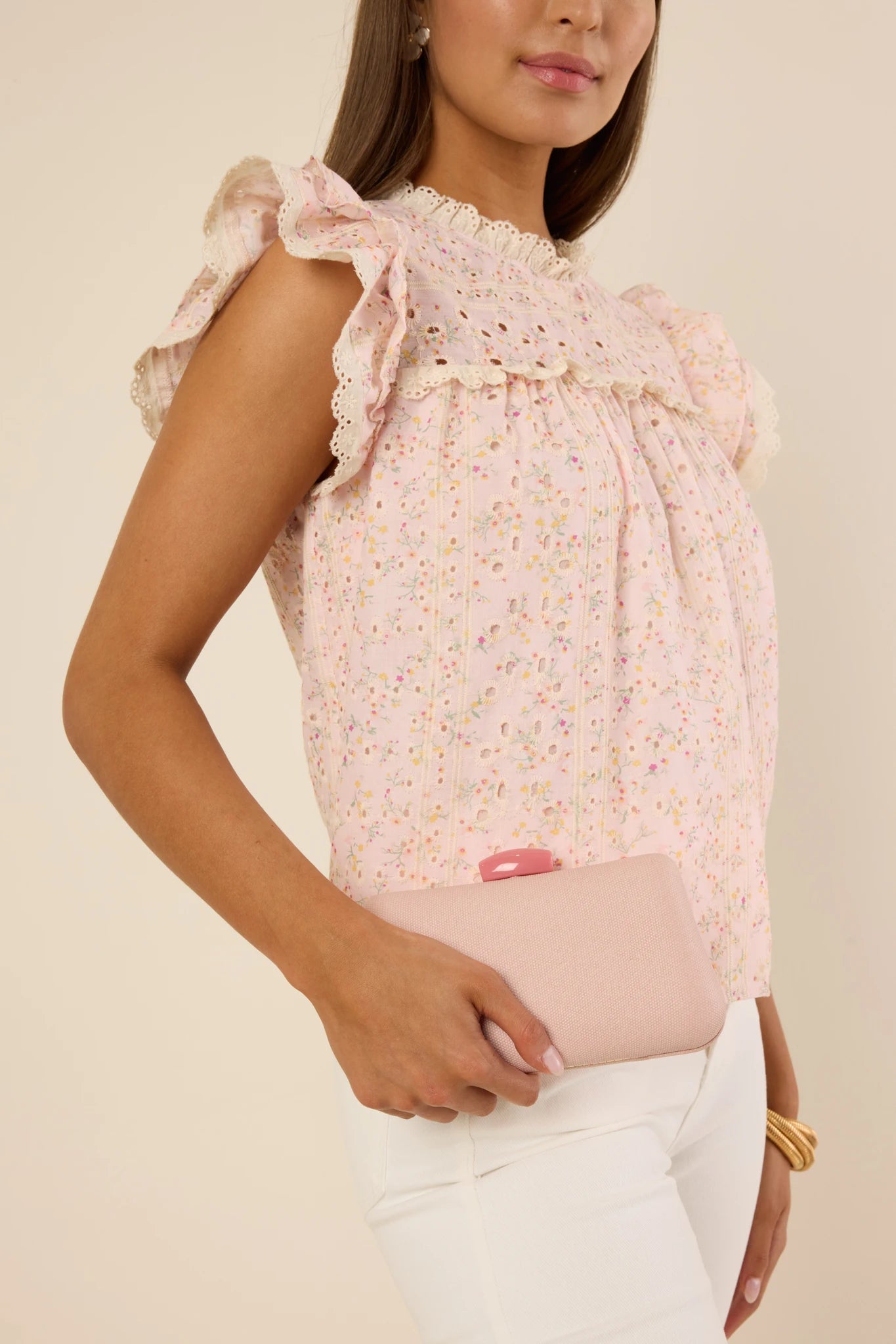 Ashlyn Clutch- Pink