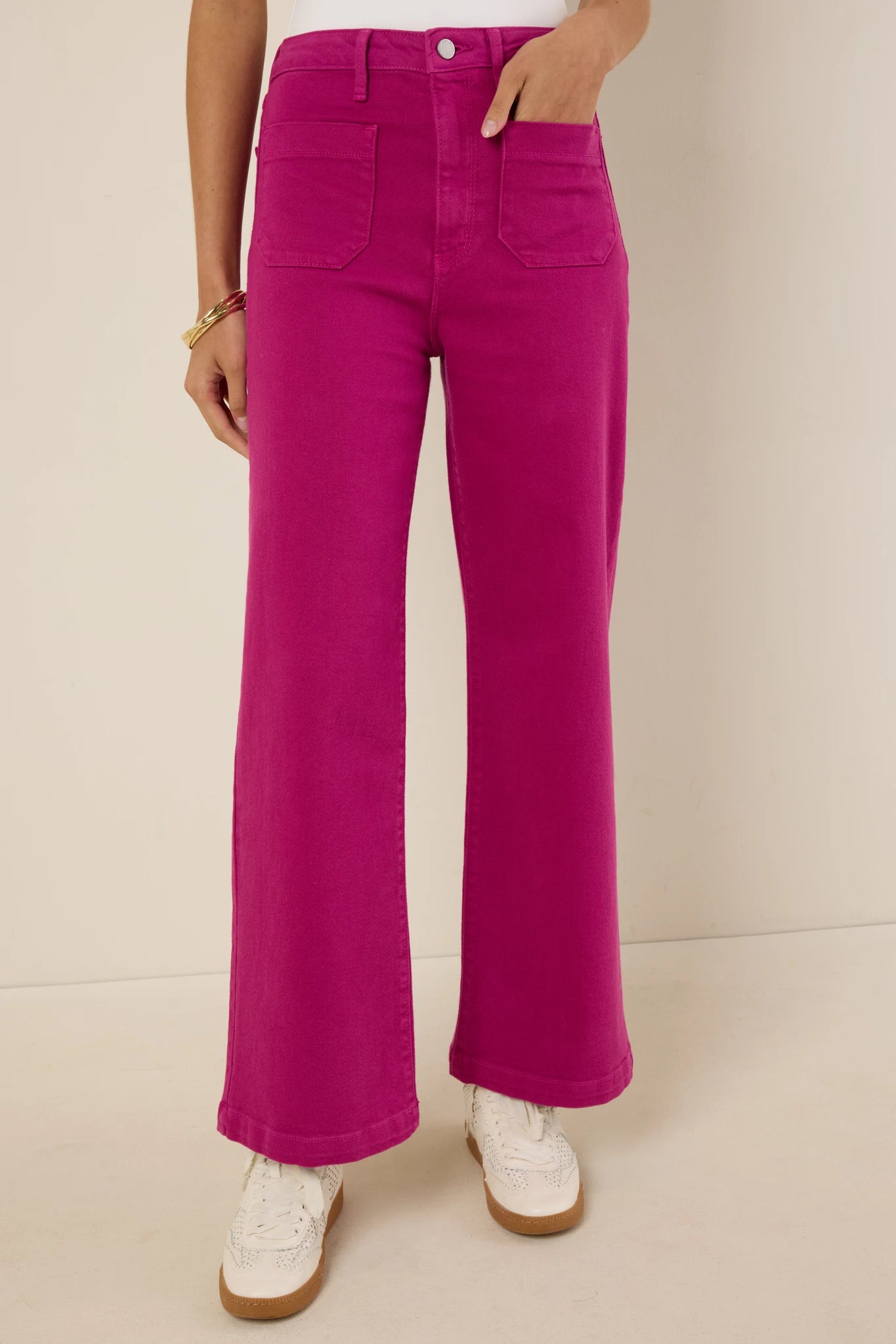 Kimberly Jeans- Fuchsia
