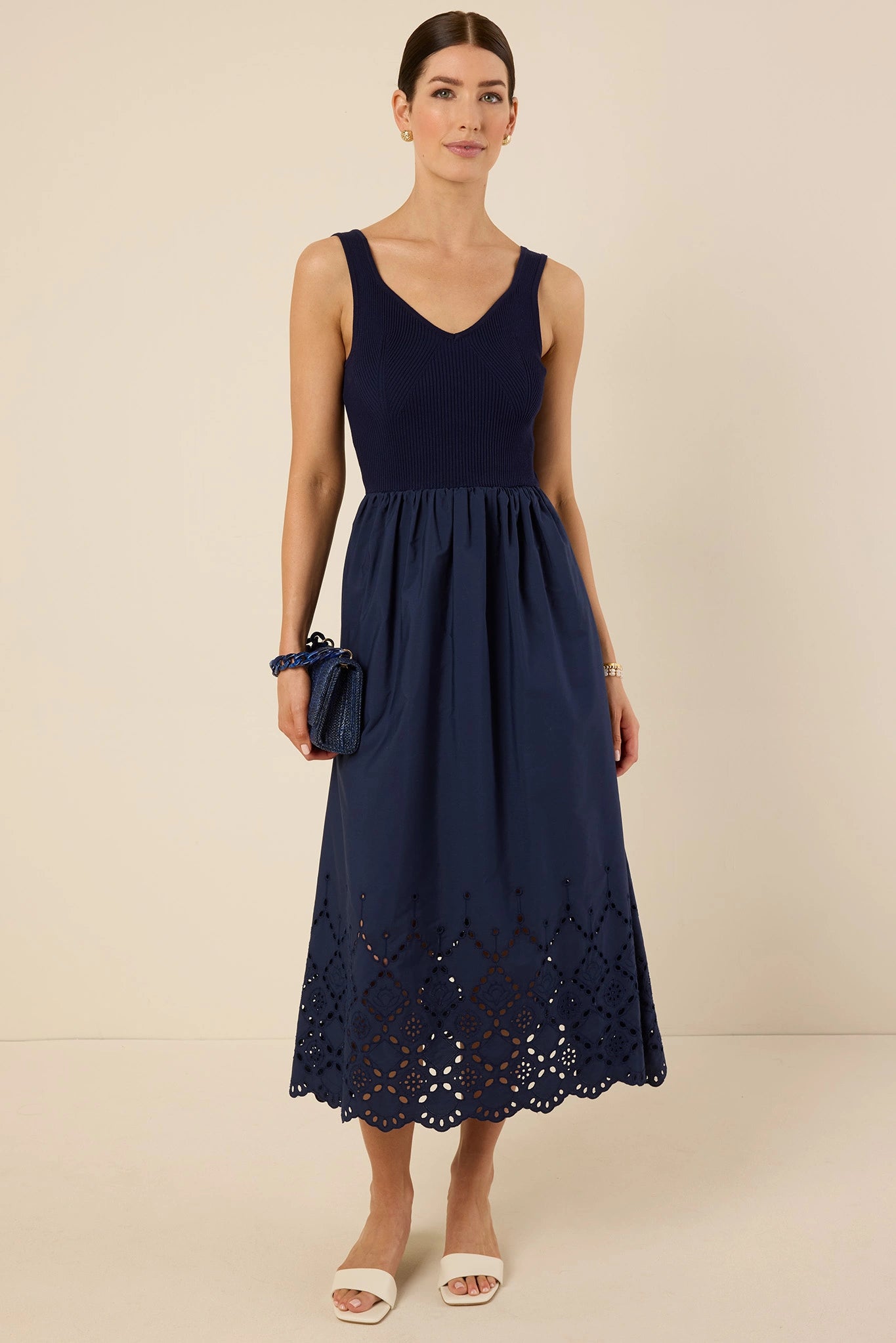 Felicity Dress- Navy