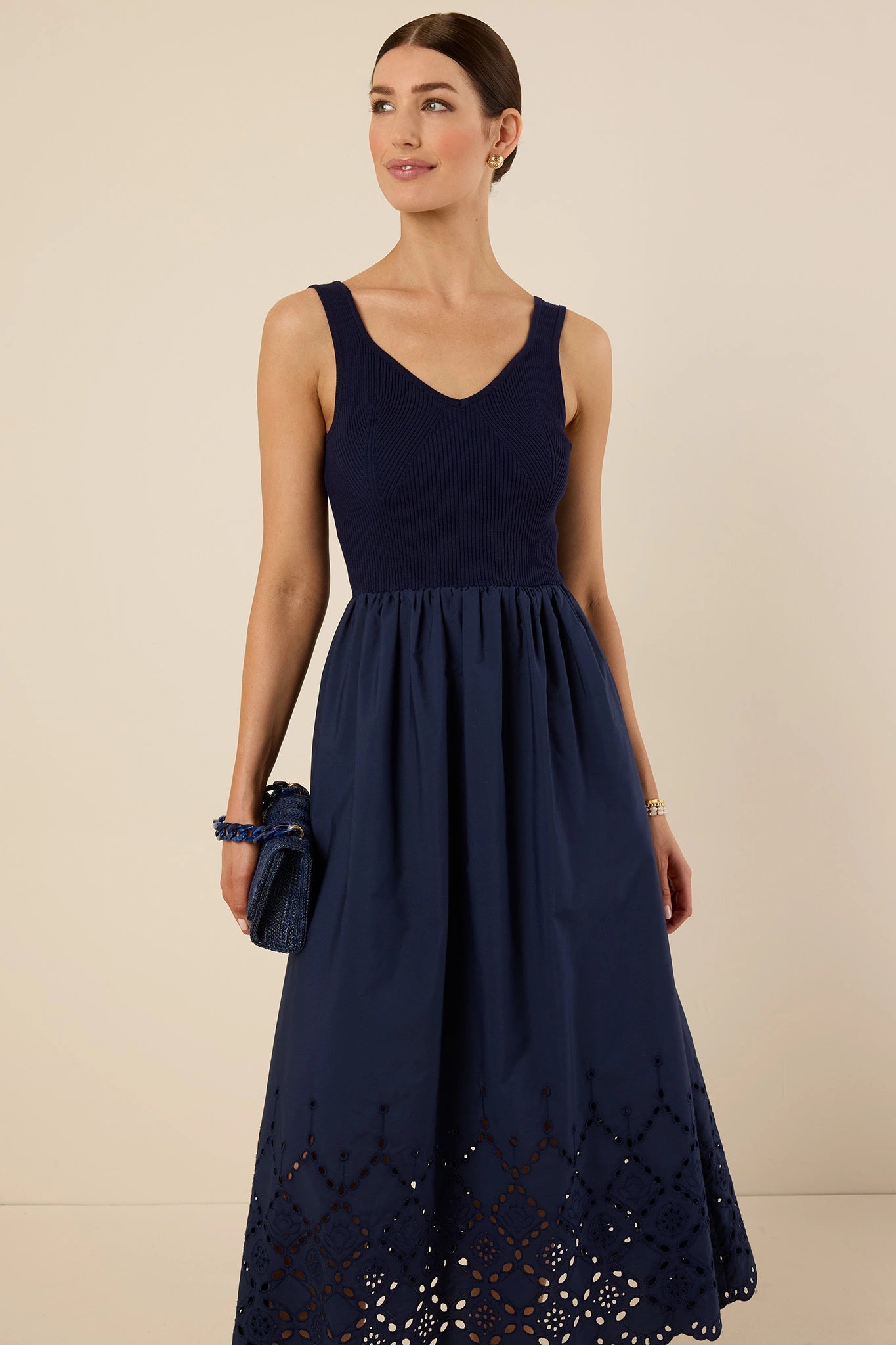 Felicity Dress- Navy