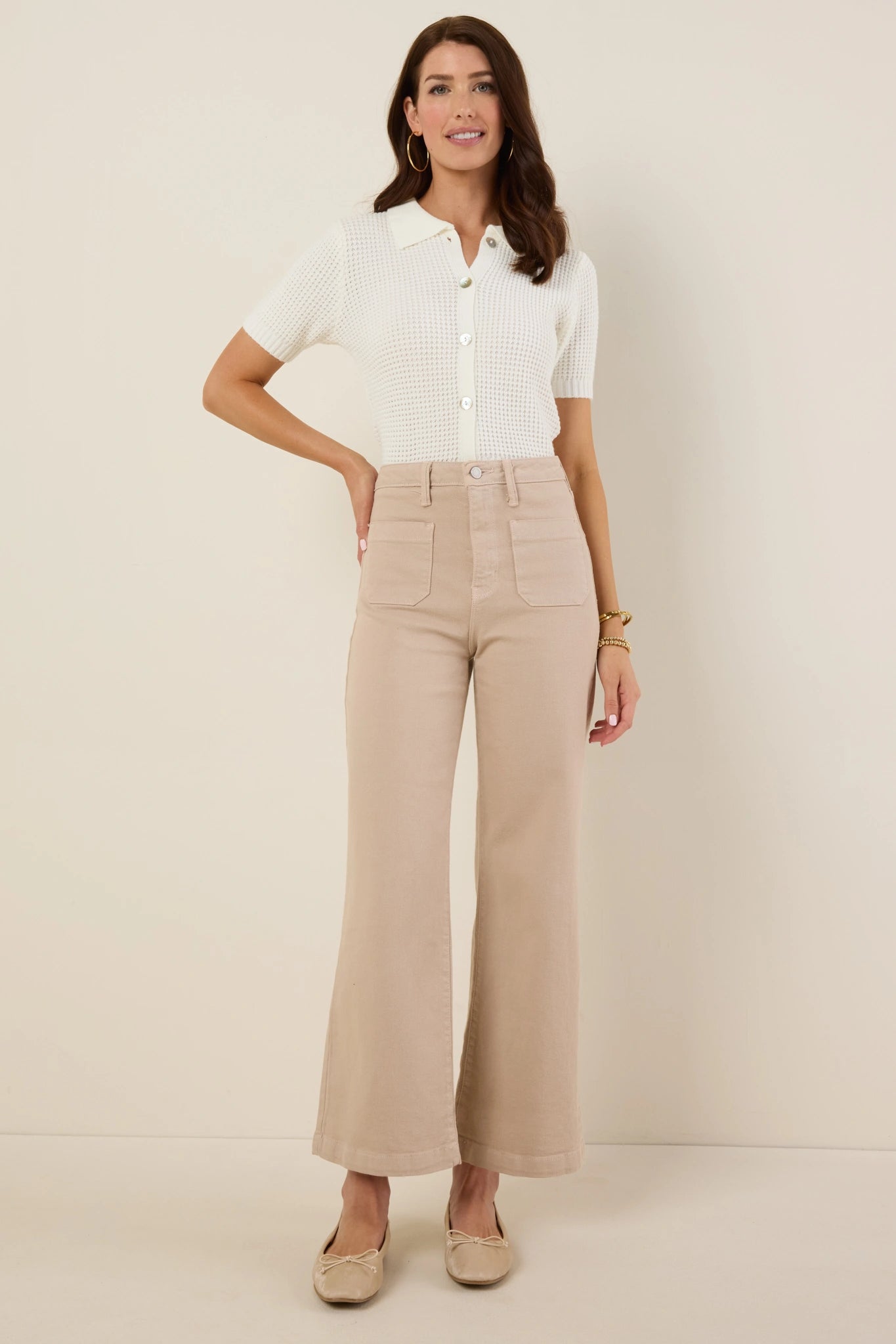 Kimberly Jeans- Khaki