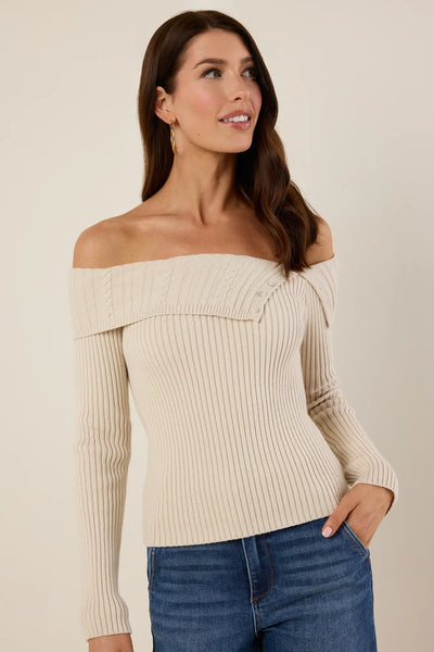 Ashlyn Ribbed Knit Top | Avara