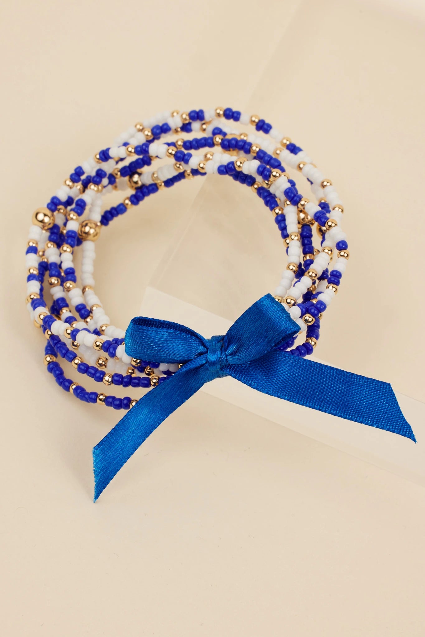 Meg Bracelets- Blue/White